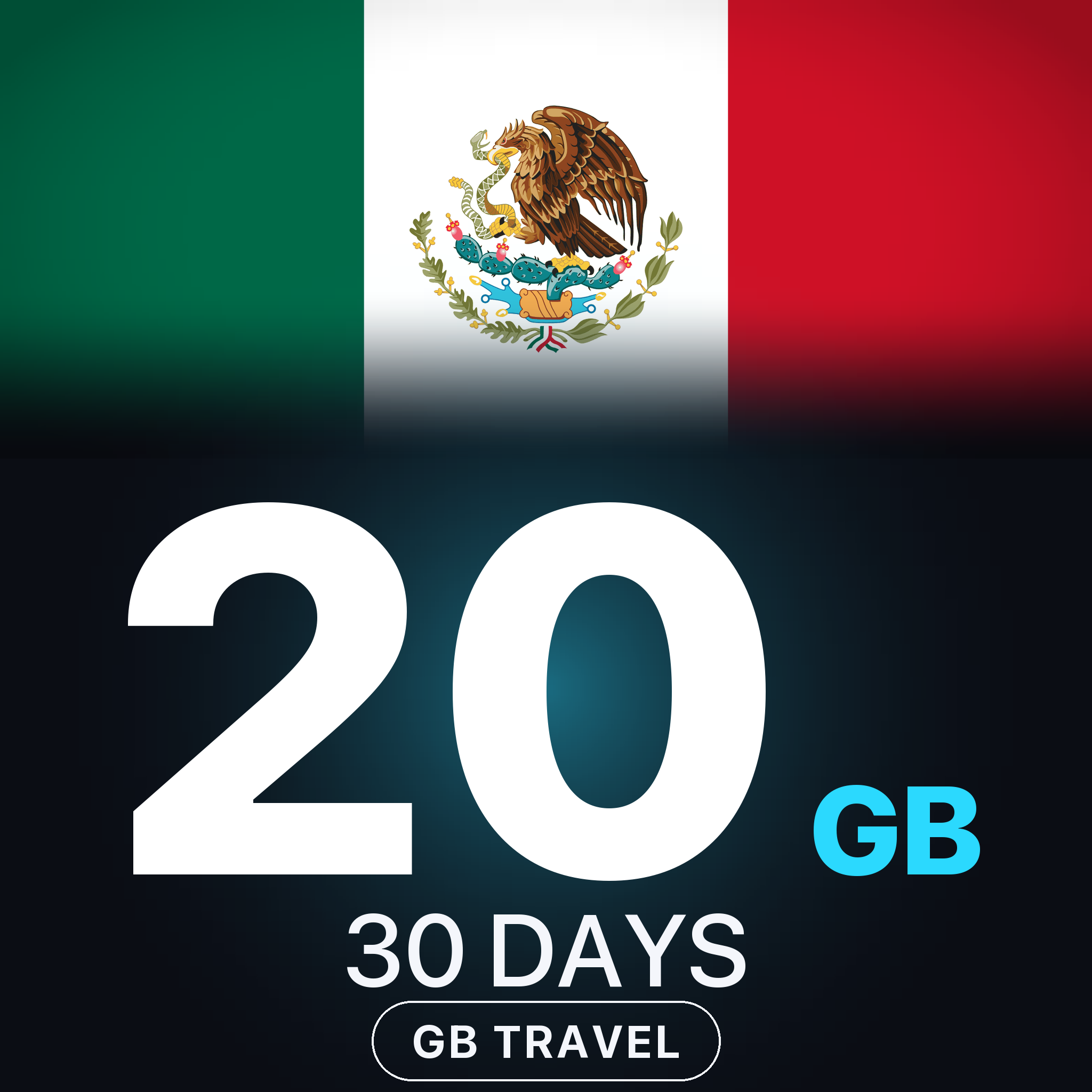 eSIM Mexic 20 GB, 30 DAYS — GB Travel