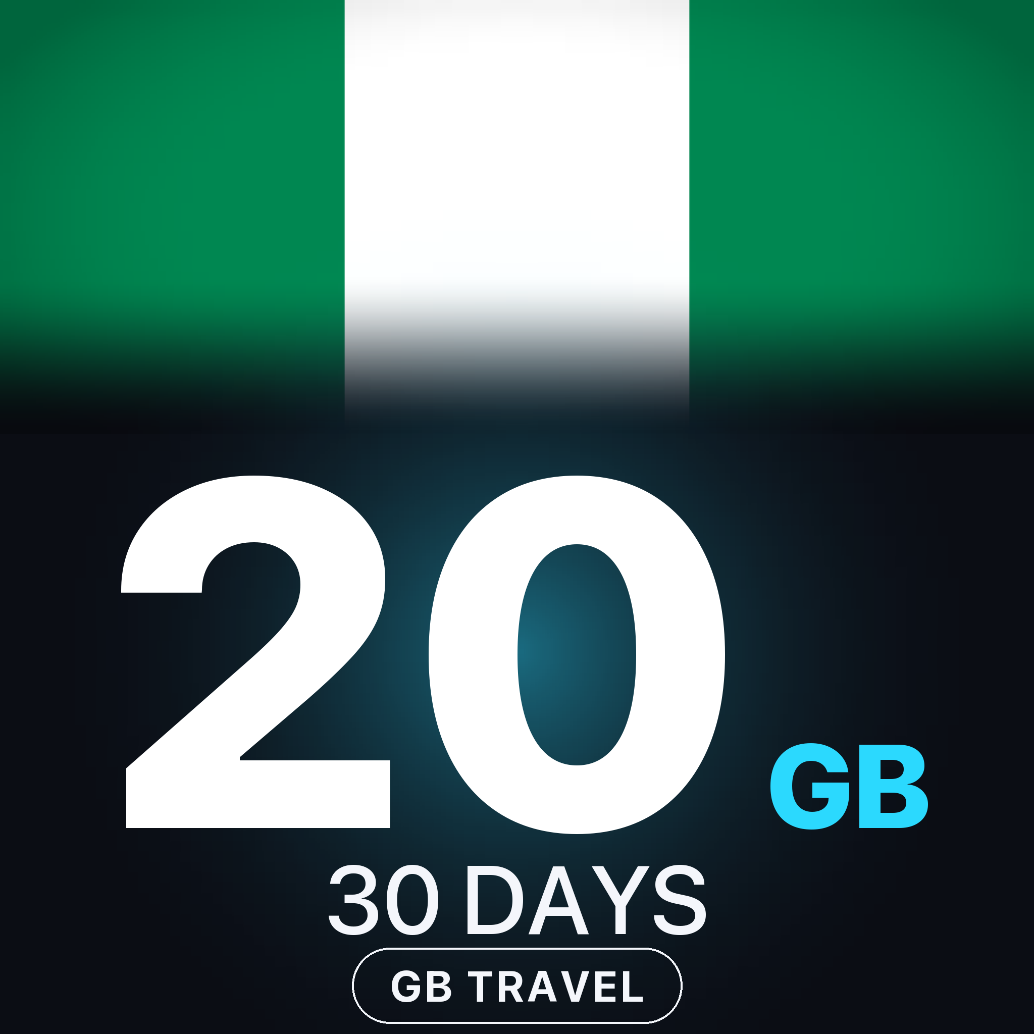 eSIM Nigeria 20 GB, 30 DAYS — GB Travel
