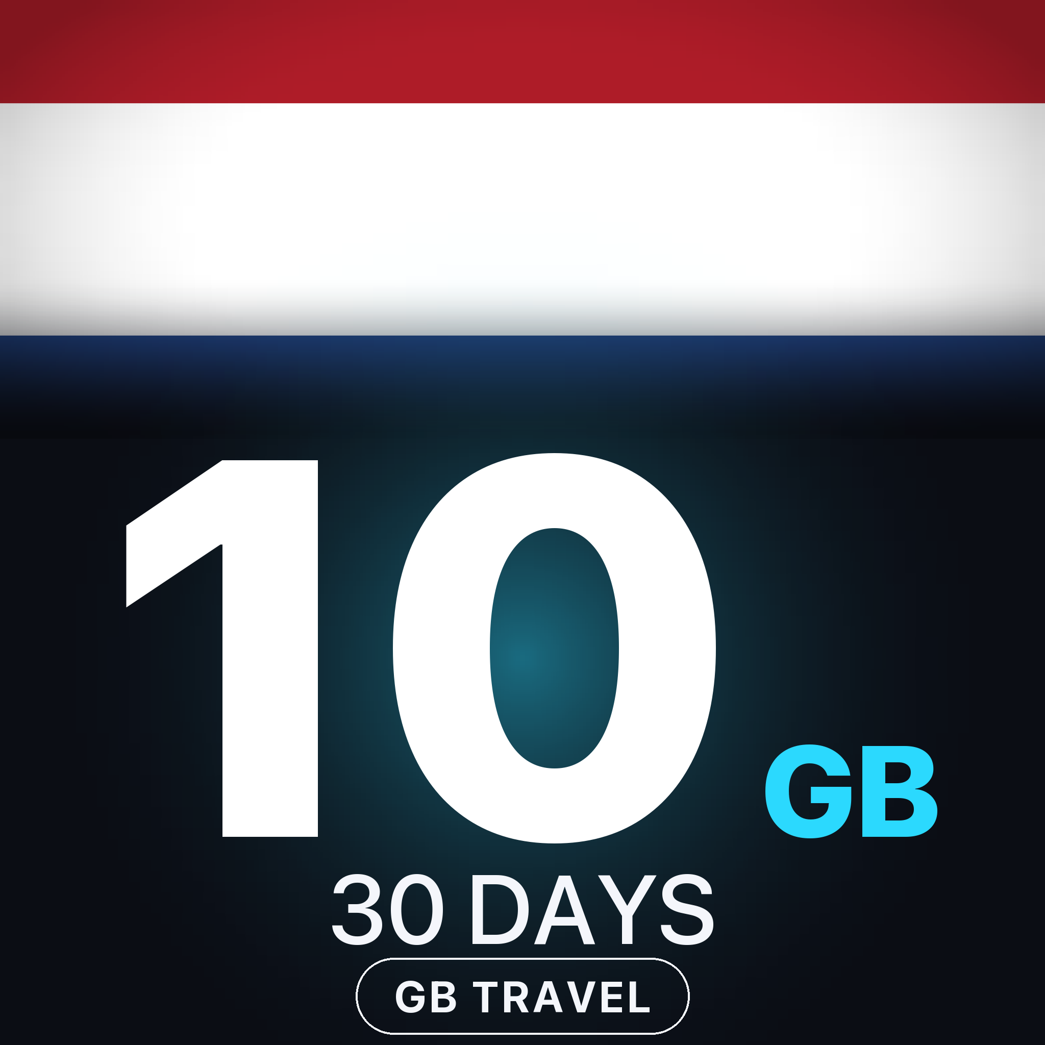 eSIM Olanda 10 GB, 30 DAYS — GB Travel