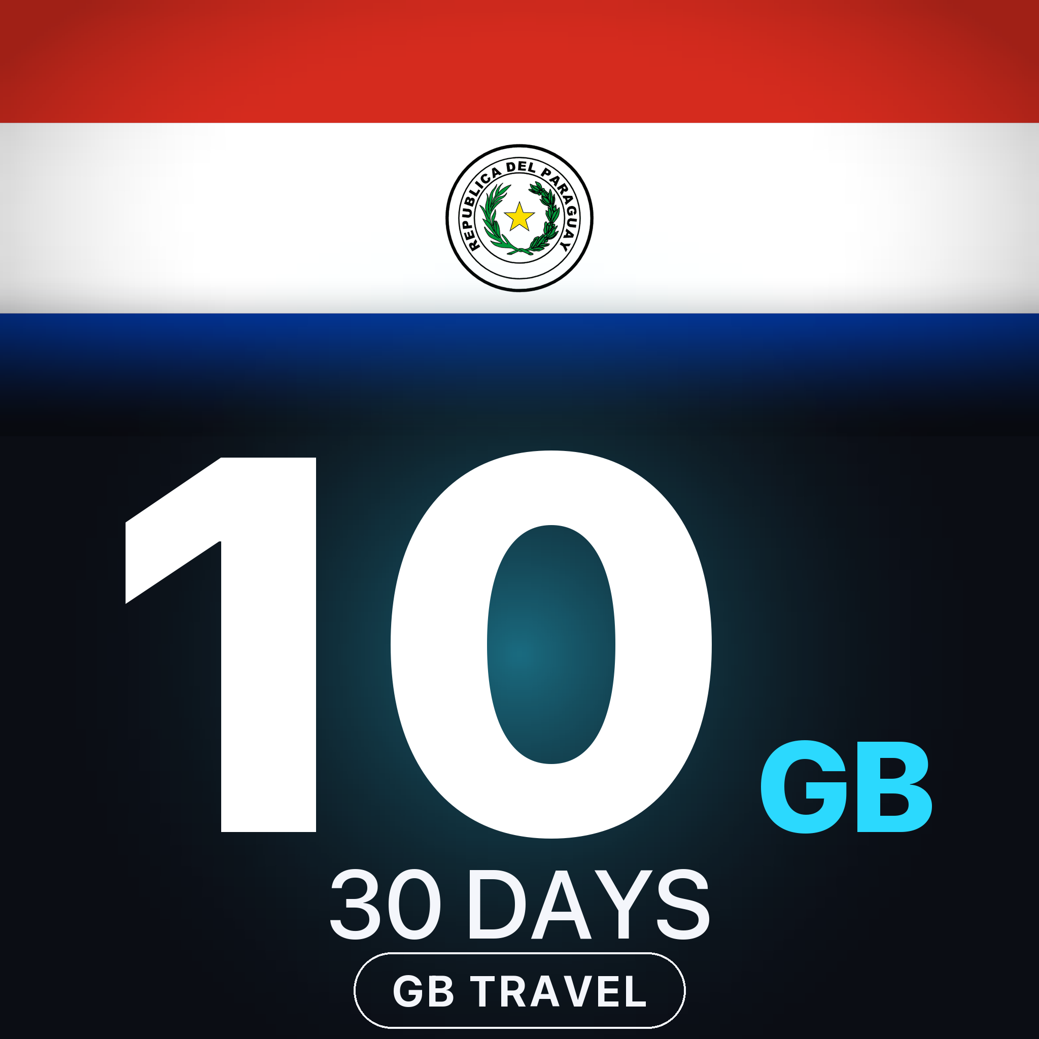 eSIM Paraguay 10 GB, 30 DAYS — GB Travel