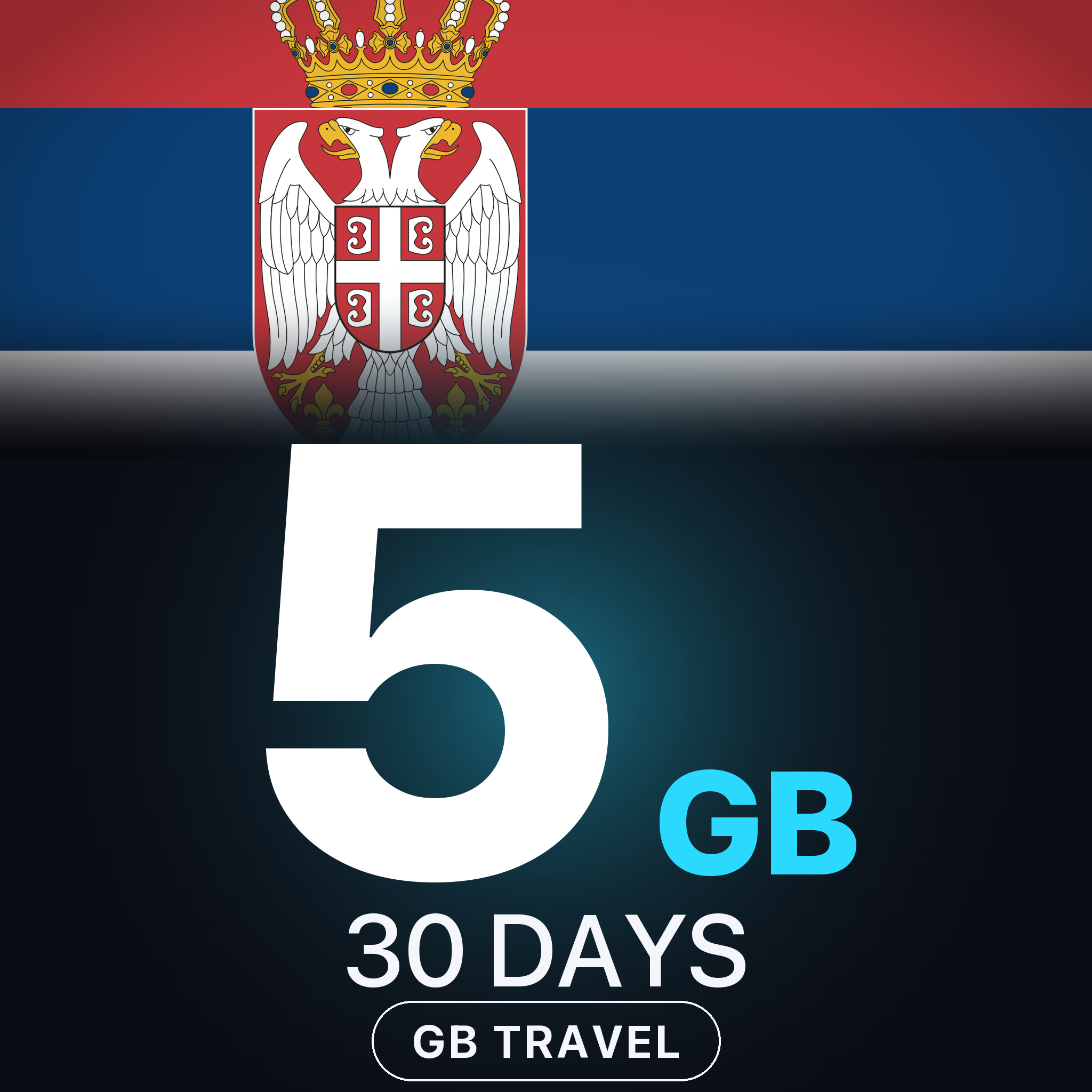 eSIM Serbia 5 GB, 30 DAYS — GB Travel
