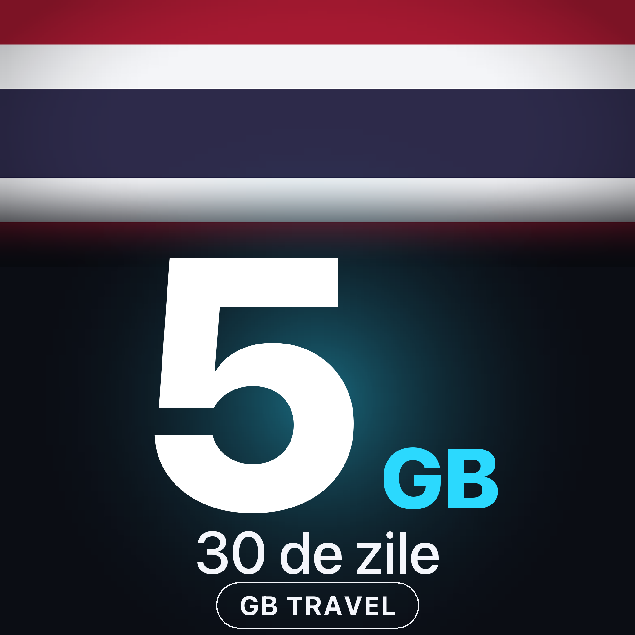 eSIM Thailanda 5 GB, 30 de zile — GB Travel