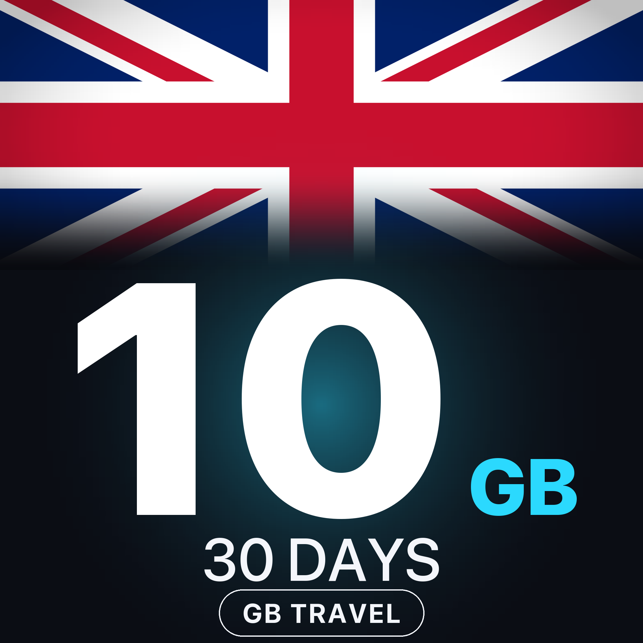 eSIM UK 10 GB, 30 DAYS — GB Travel