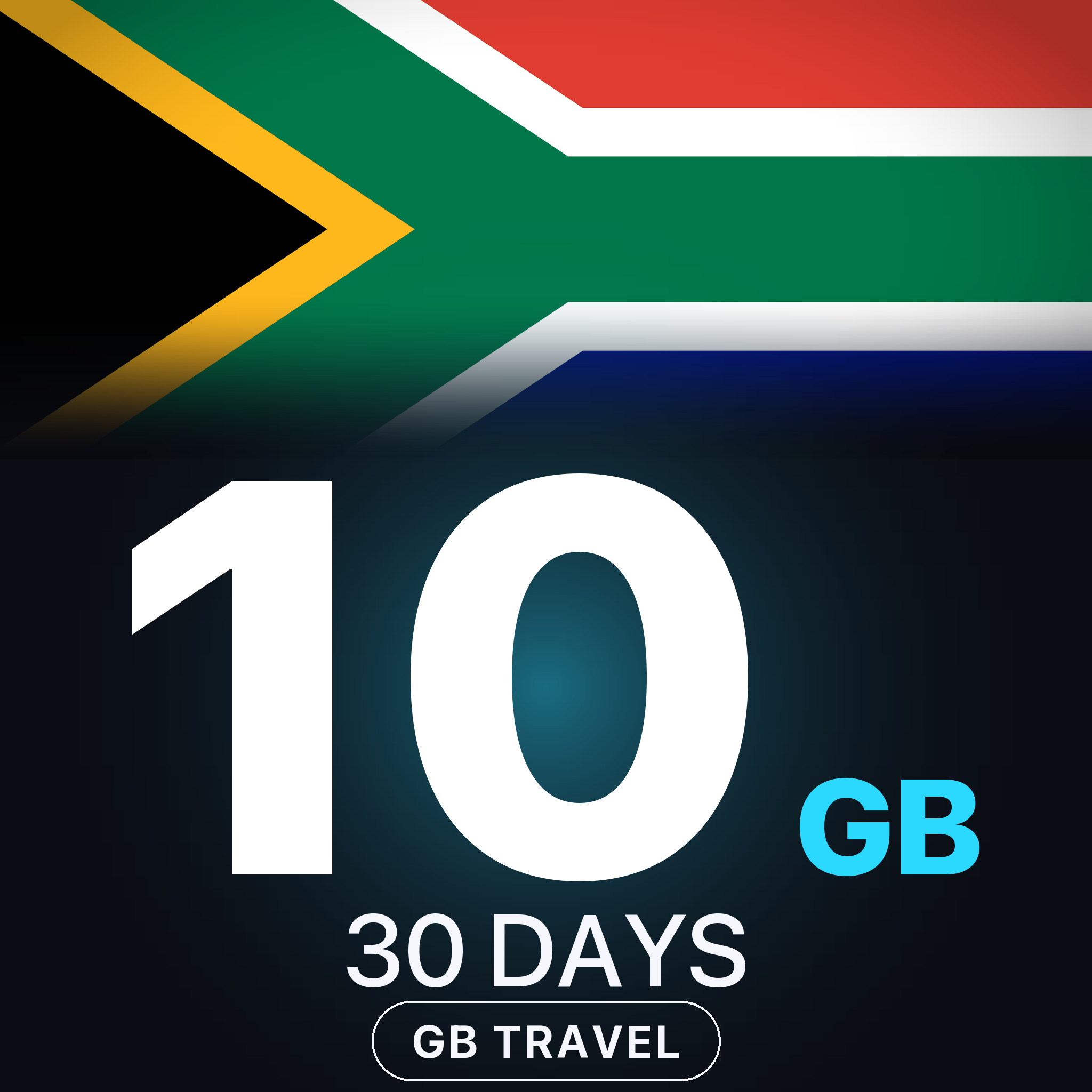 eSIM Africa de Sud 10 GB, 30 DAYS — GB Travel