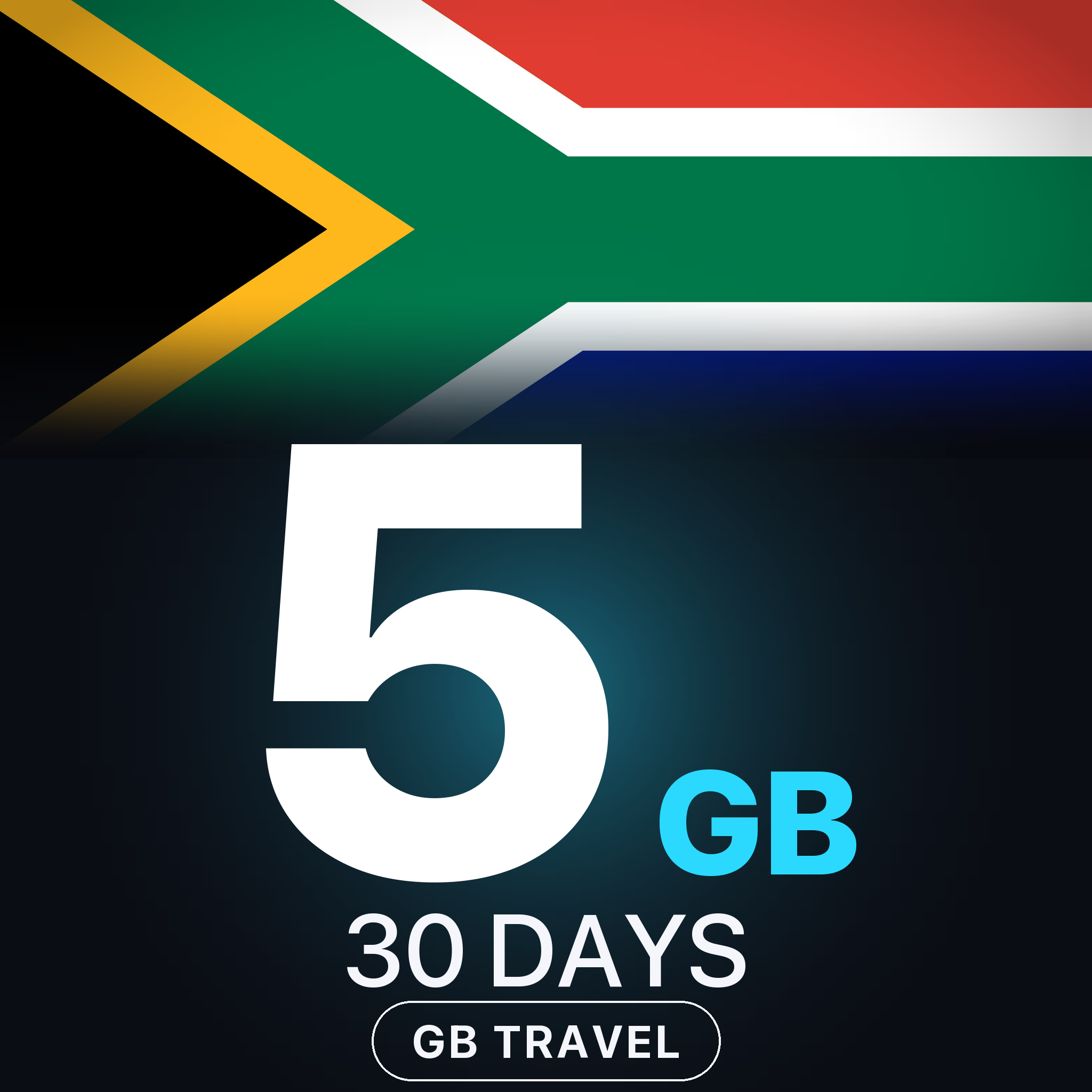 eSIM Africa de Sud 5 GB, 30 DAYS — GB Travel