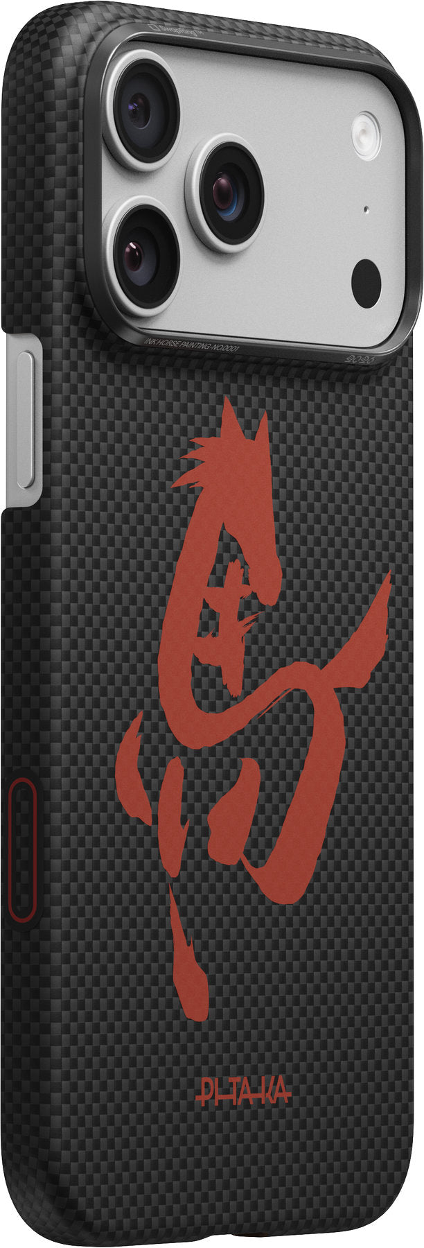 Husă Pitaka Edge Case, Ink Horse Ink Rhythm — iPhone 17 Pro