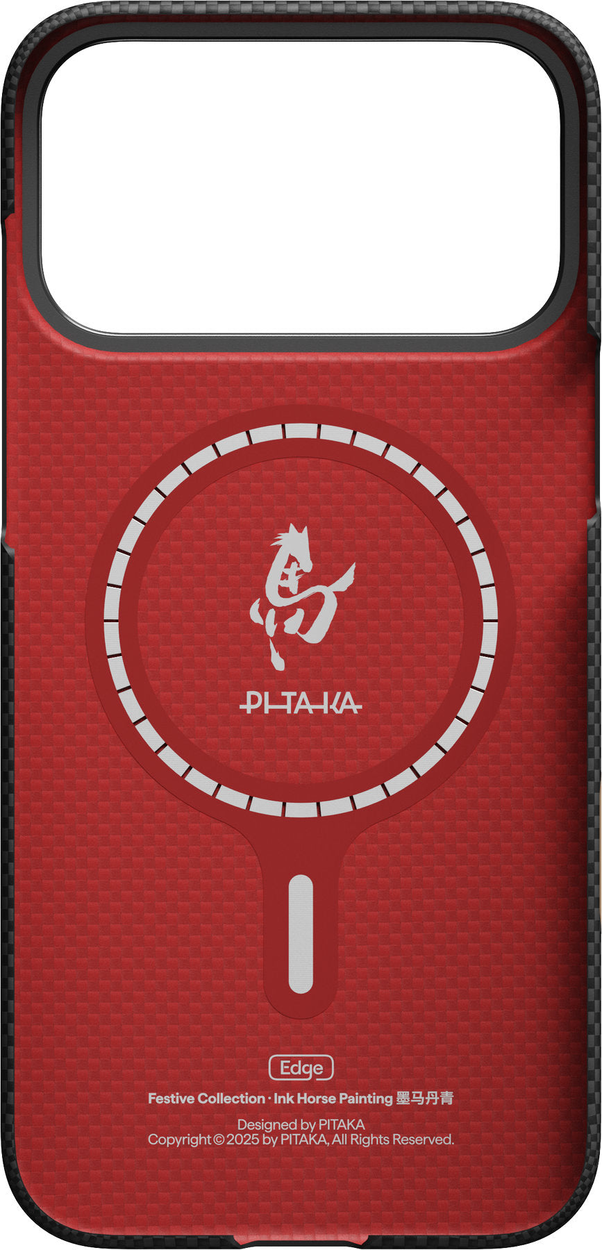 Husă Pitaka Edge Case, Ink Horse Ink Rhythm — iPhone 17 Pro