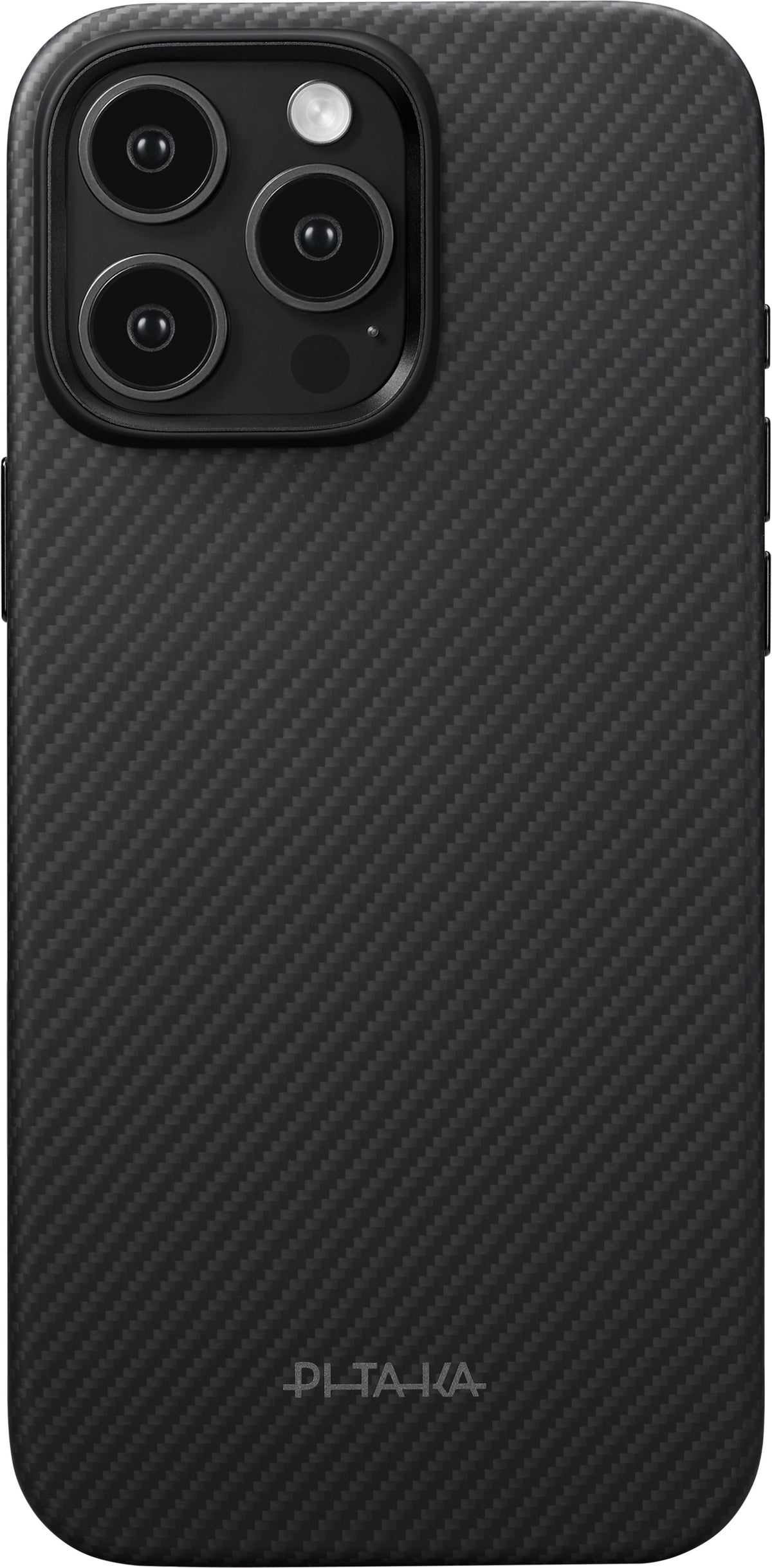 Husă Pitaka Summa, Black/Grey — iPhone 16 Pro Max