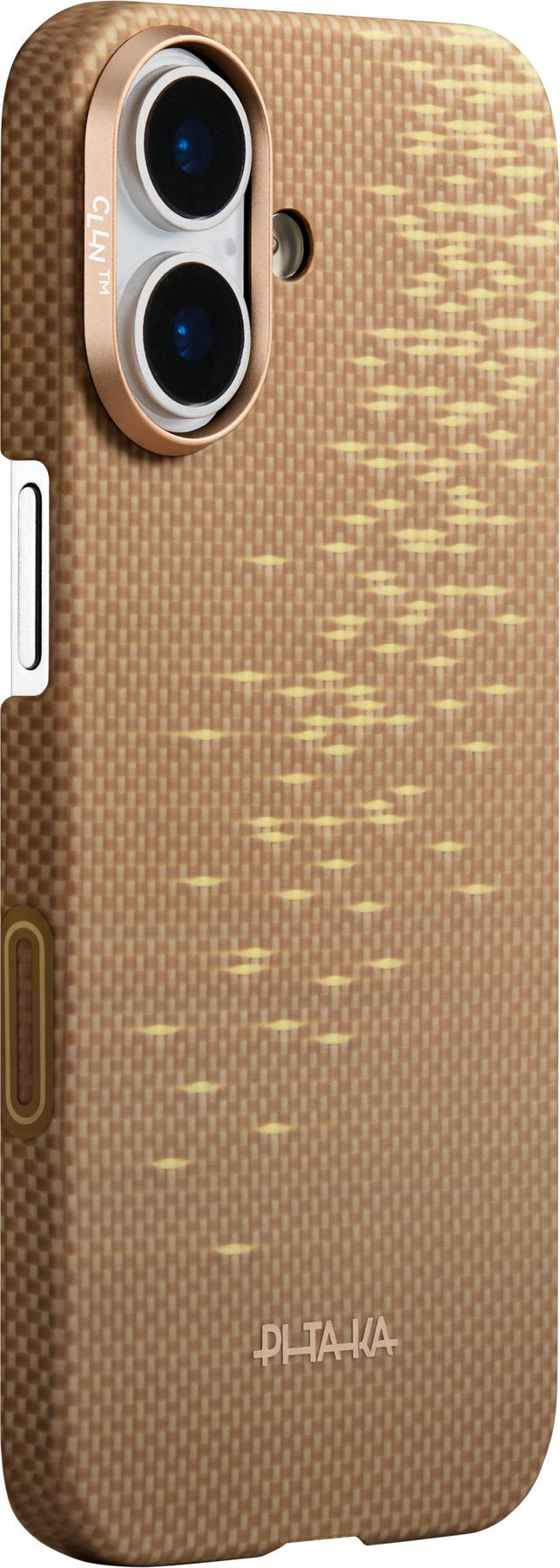 Husă Pitaka Ultra-Slim, Golden Glint — iPhone 17