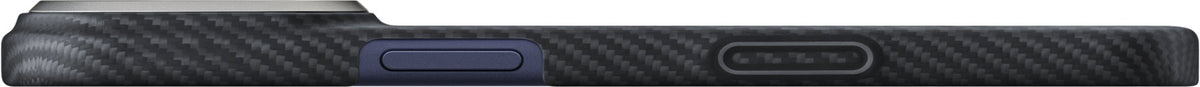 Husă Pitaka Ultra-Slim, Black/Grey — iPhone 17 Pro
