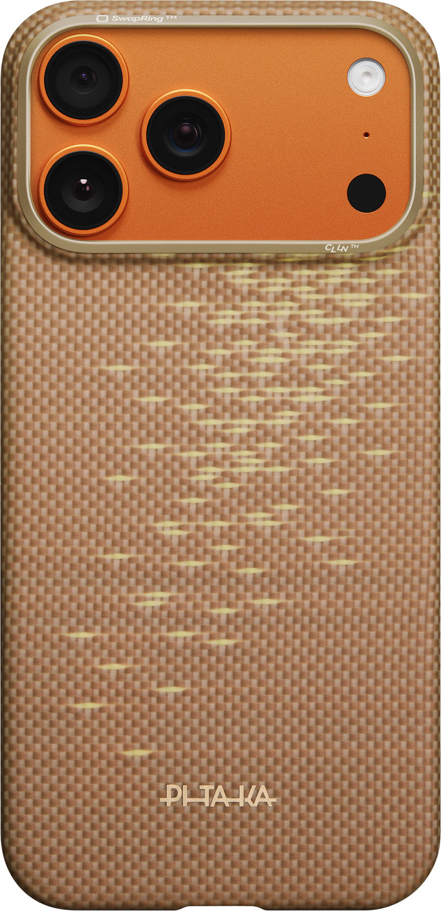 Husă Pitaka Ultra-Slim, Golden Glint — iPhone 17 Pro