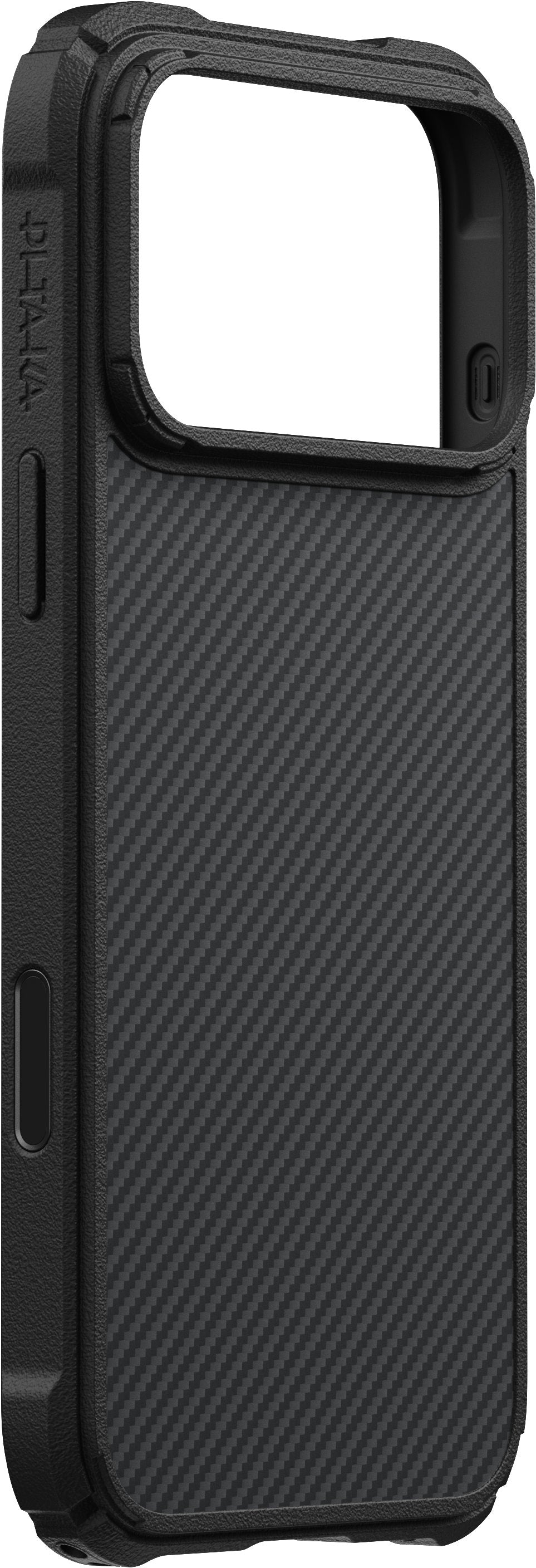 Husă Pitaka Cairn, Black/Grey Twill — iPhone 18/17 Pro Max