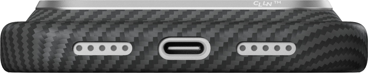 Husă Pitaka Edge Case, Black/Grey Twill — iPhone 18/17 Pro