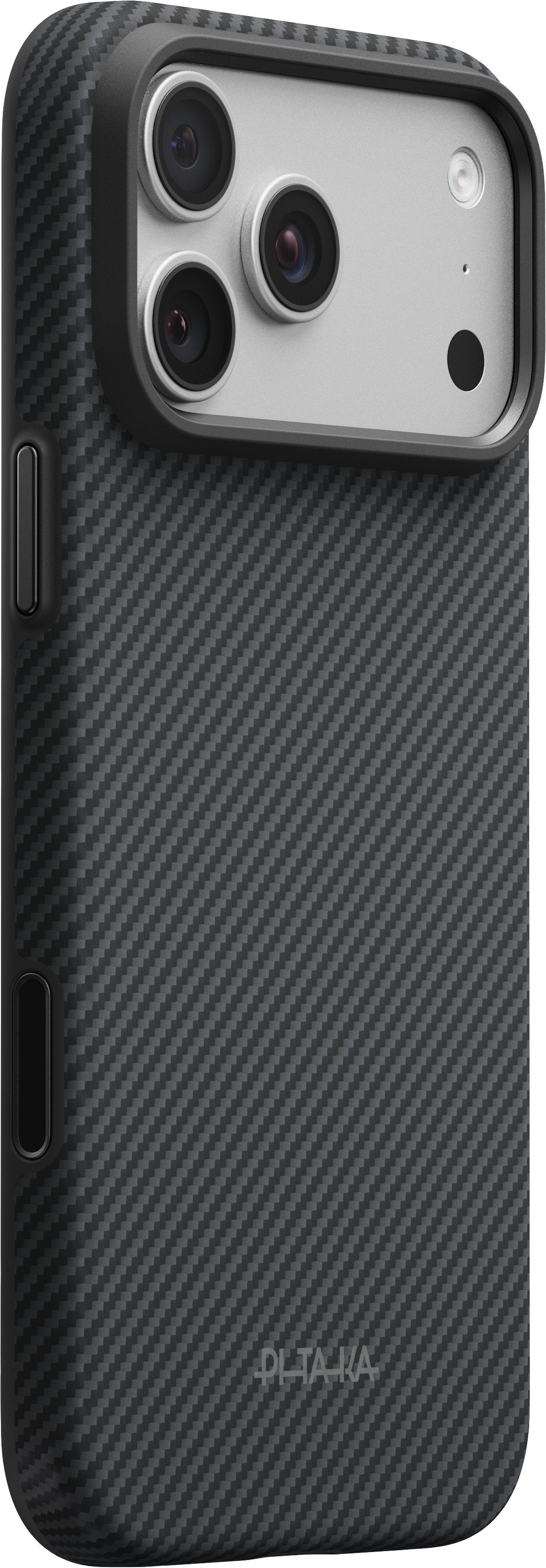 Husă Pitaka Summa, Black/Grey Twill — iPhone 18/17 Pro Max