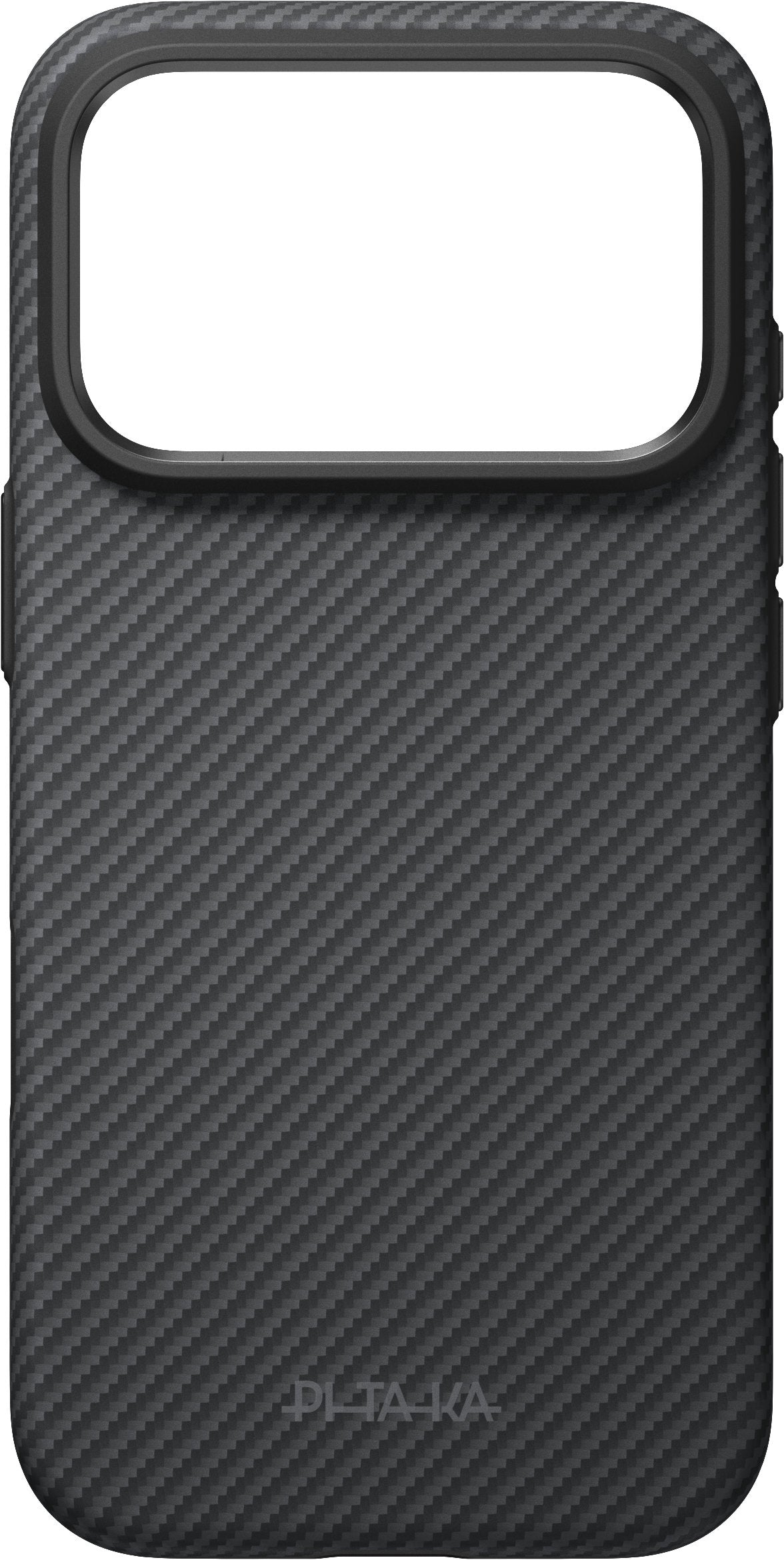 Husă Pitaka Summa, Black/Grey Twill — iPhone 18/17 Pro