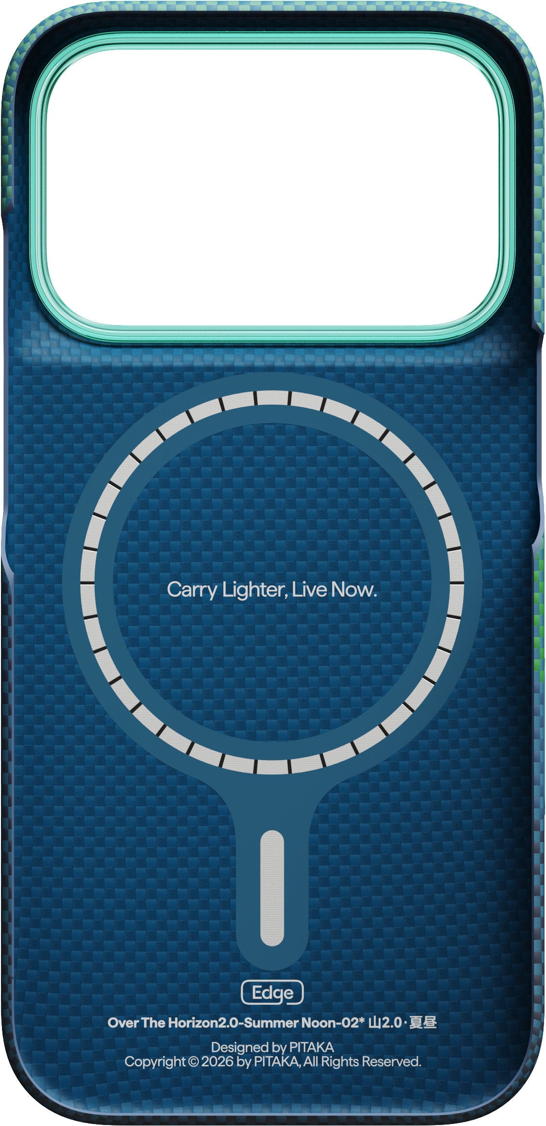 Husă Pitaka Edge Case, Over the Horizon 2.0 (Summer Noon) — iPhone 18/17 Pro