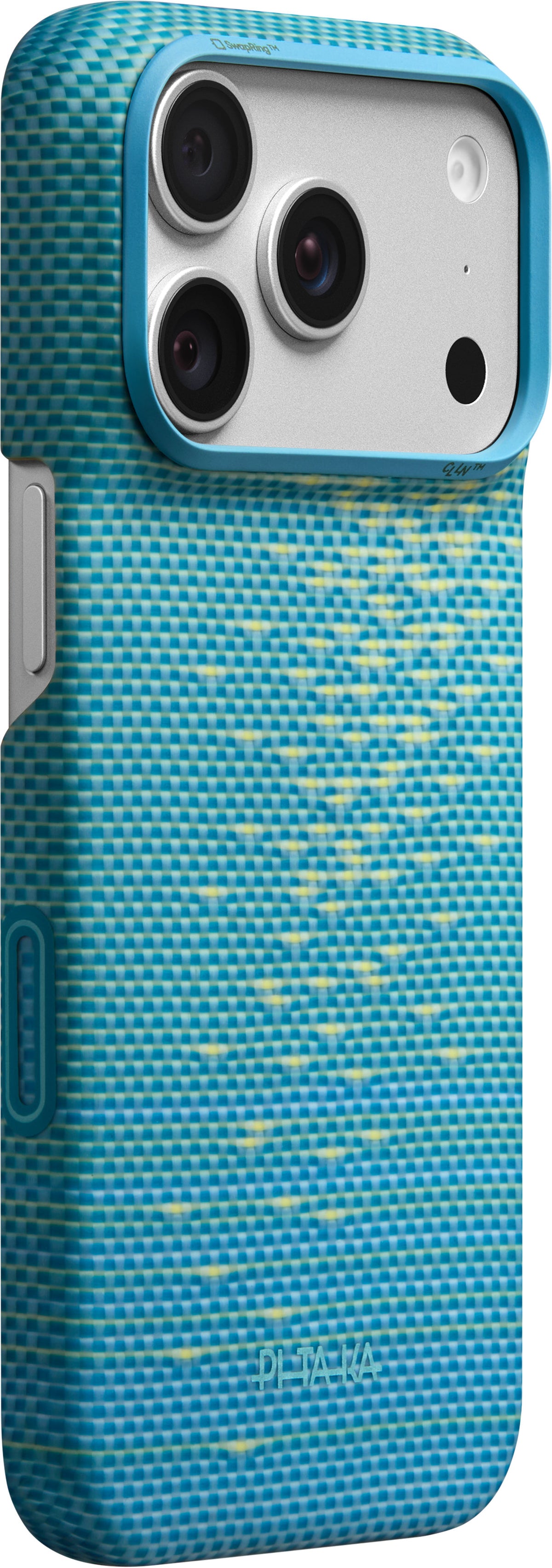Husă Pitaka Edge Case, Lucid Blue — iPhone 18/17 Pro