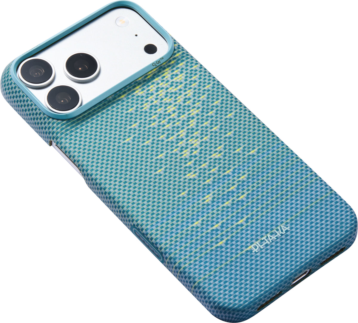 Husă Pitaka Edge Case, Lucid Blue — iPhone 18/17 Pro Max
