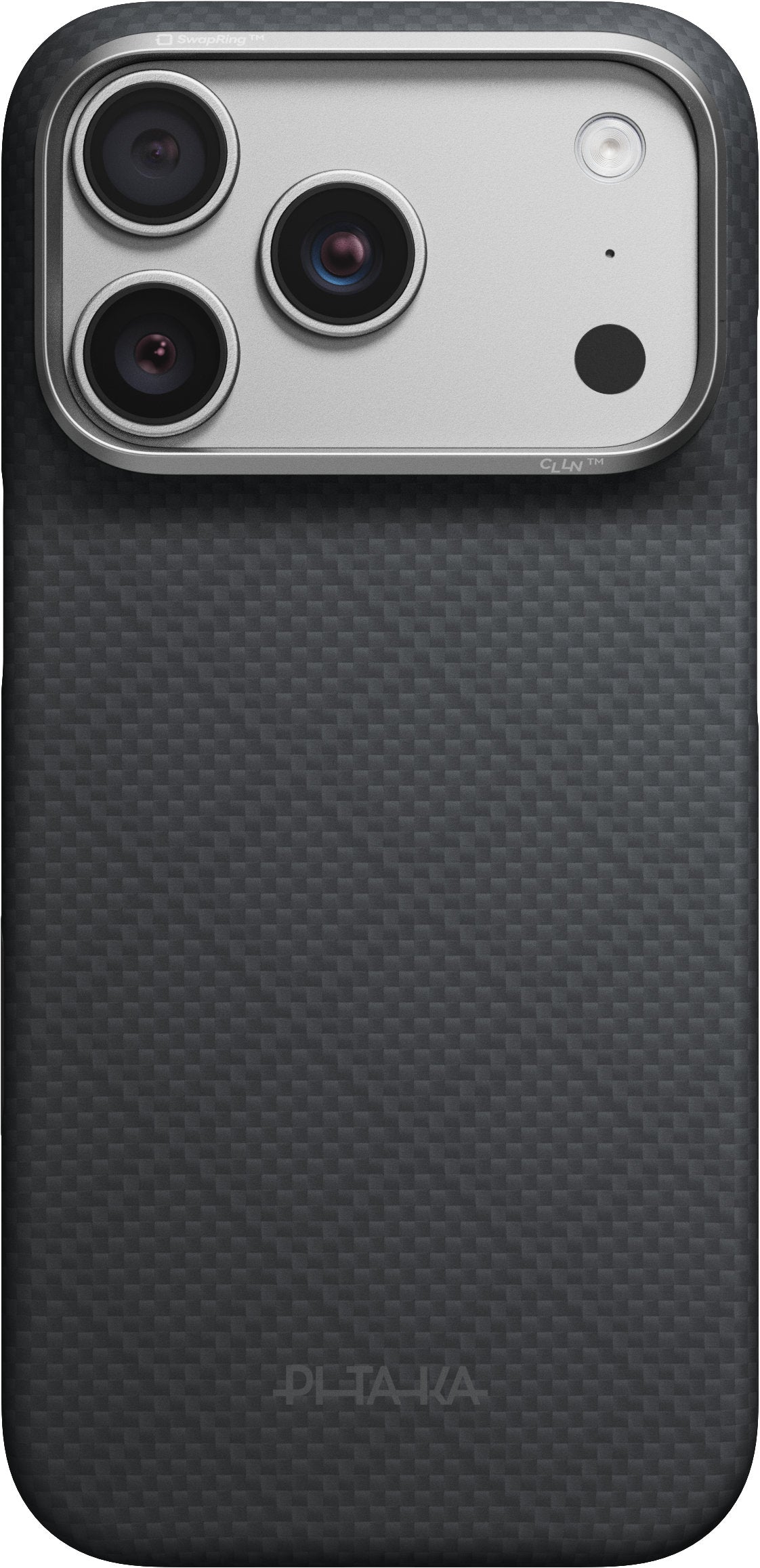 Husă Pitaka Edge Case, Argyle Basalt Black — iPhone 18/17 Pro