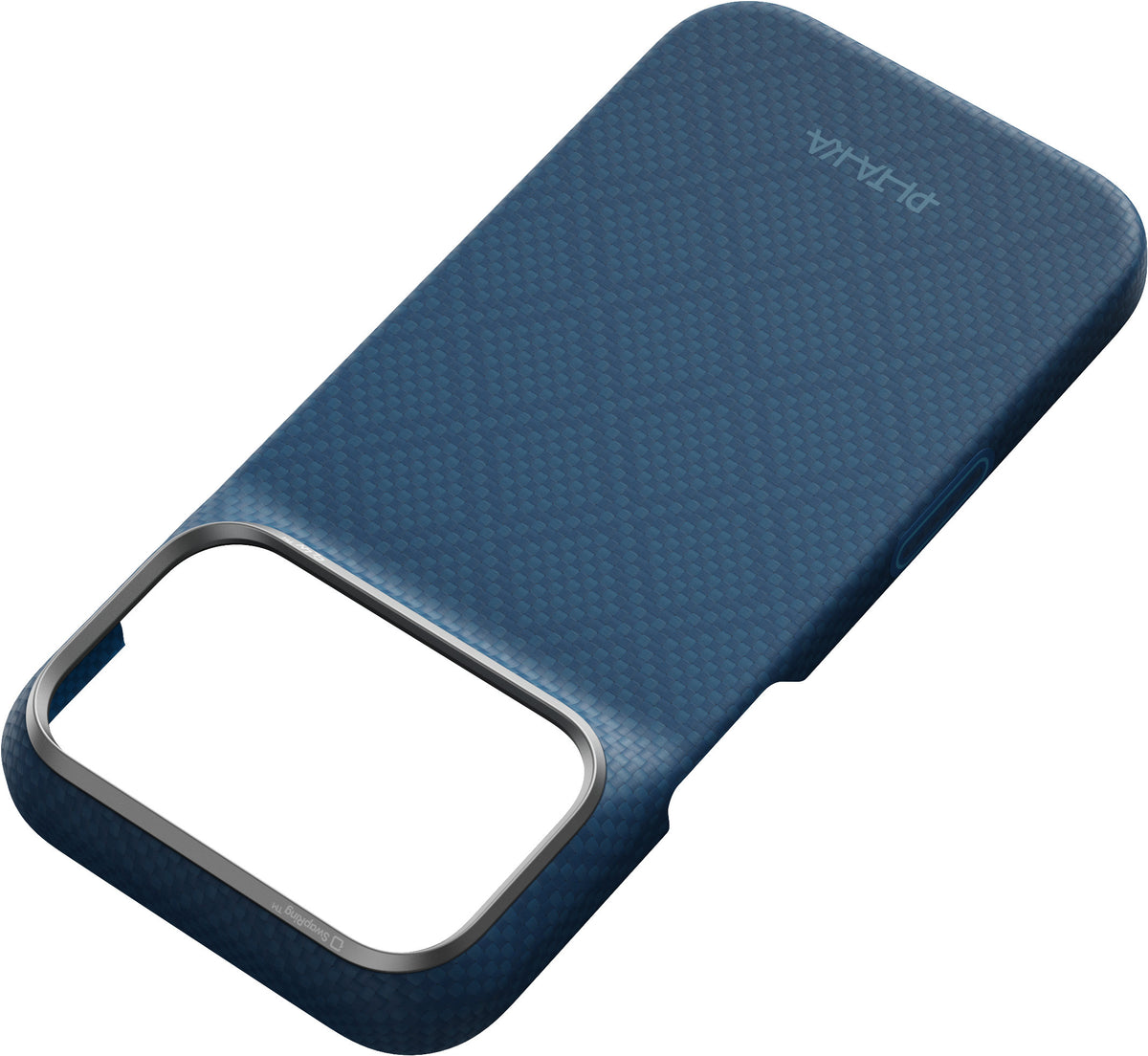 Husă Pitaka Edge Case, Argyle Midnight Blue — iPhone 18/17 Pro