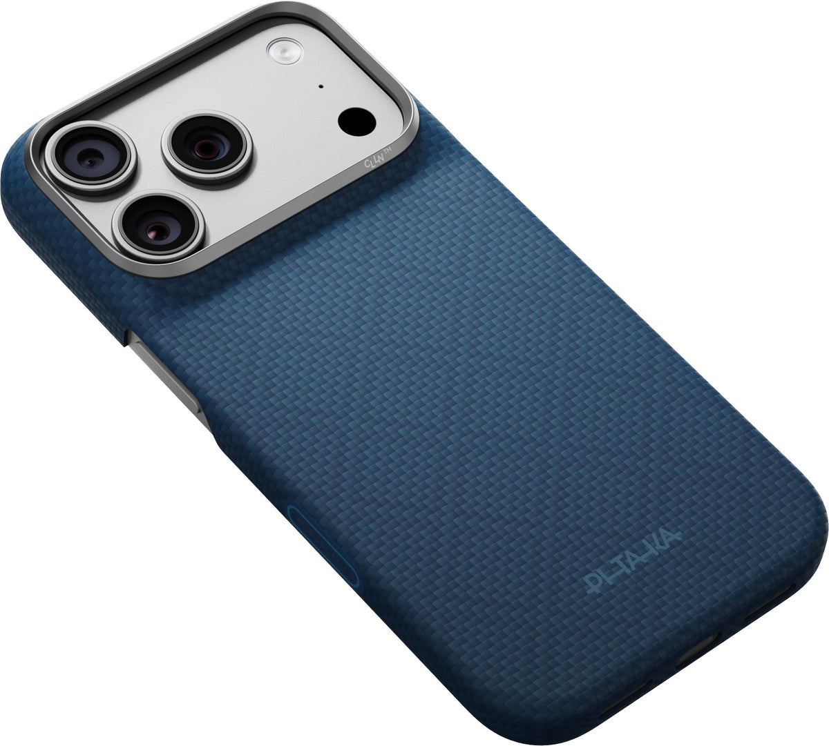 Husă Pitaka Edge Case, Argyle Midnight Blue — iPhone 18/17 Pro