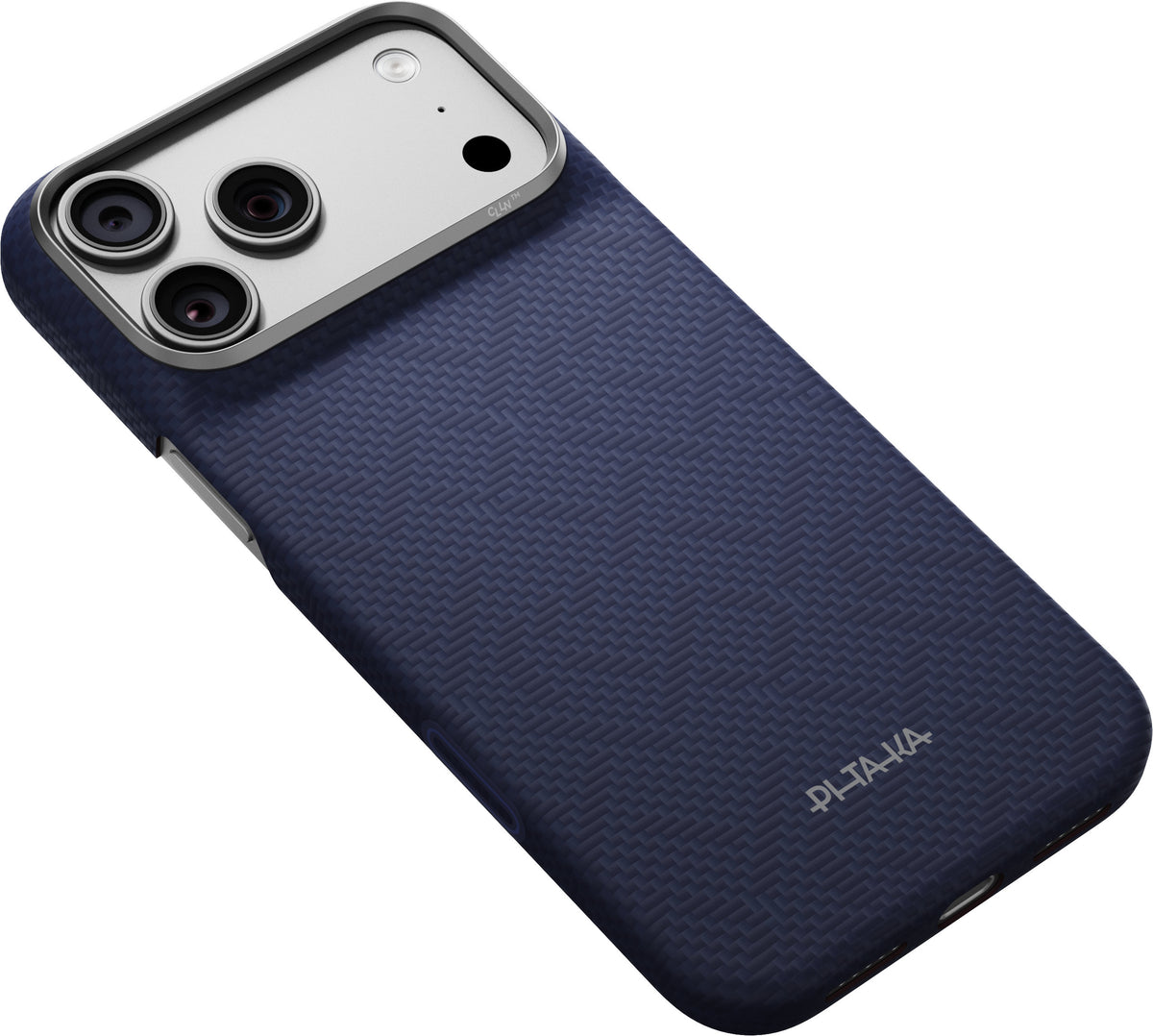 Husă Pitaka Edge Case, PTK Weaving Sapphire Blue — iPhone 18/17 Pro Max