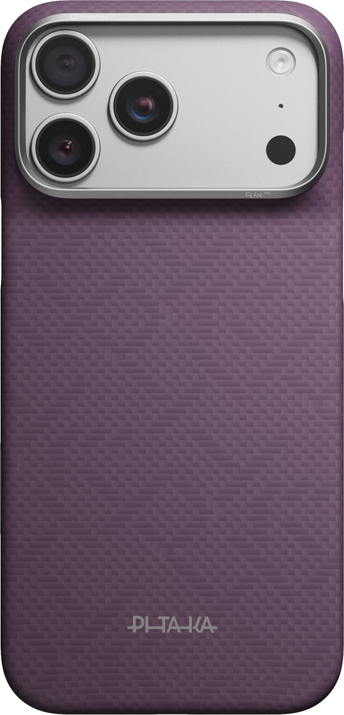 Husă Pitaka Edge Case, PTK Weaving Charoite Purple — iPhone 18/17 Pro Max