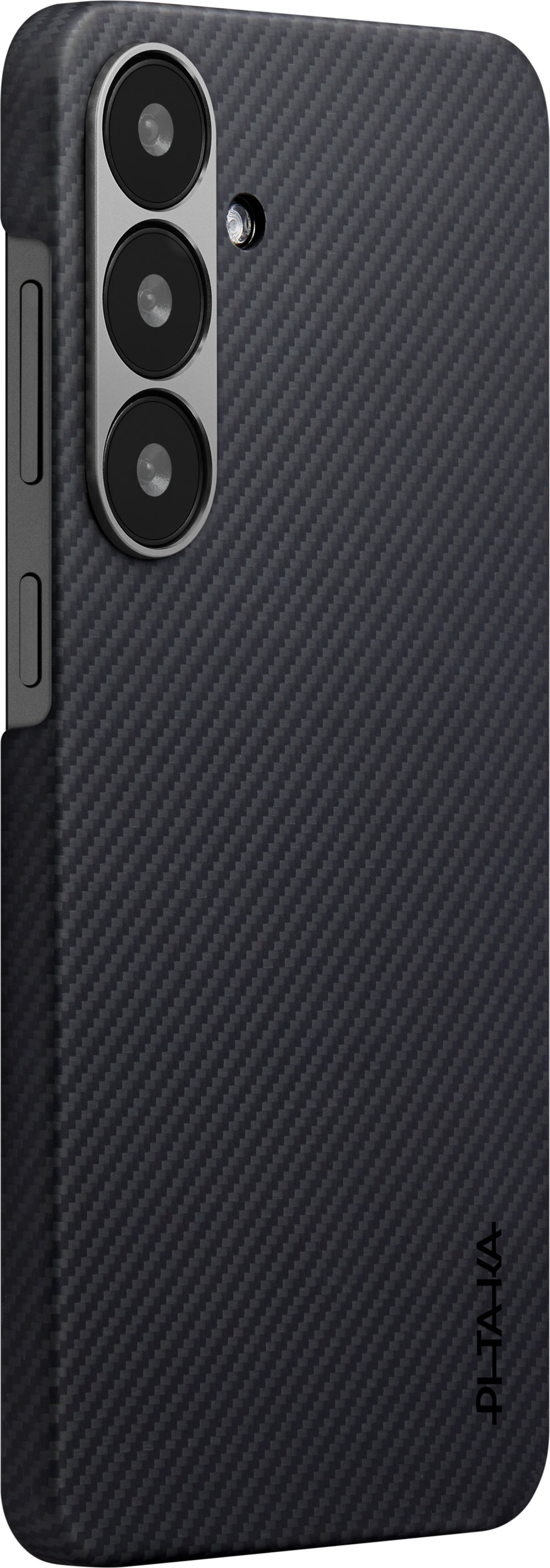 Husă Pitaka Ultra-Slim, Black/Grey Twill — Samsung Galaxy S25