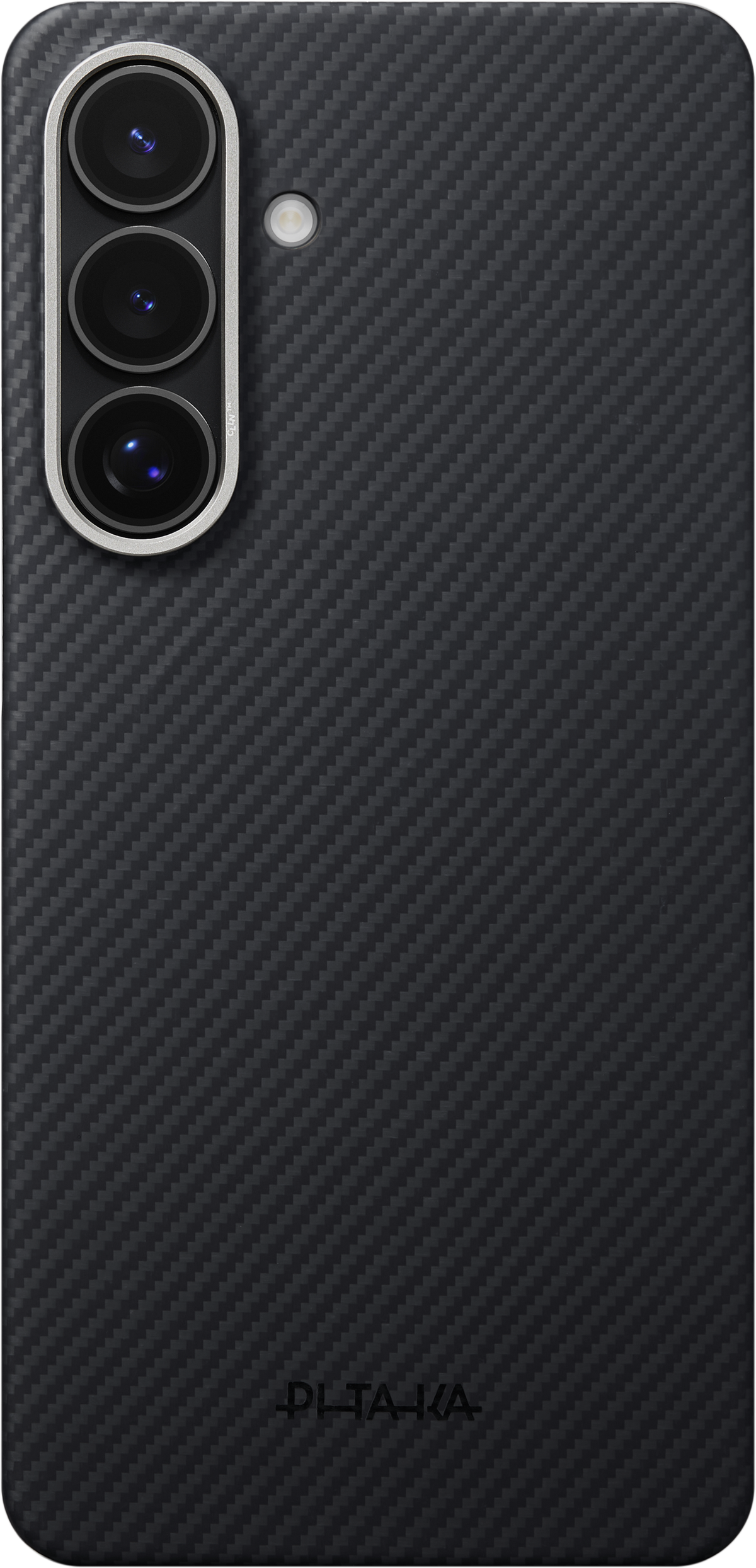 Husă Pitaka Edge Case, Black/Grey Twill (Aaron Button) — Samsung Galaxy S26+