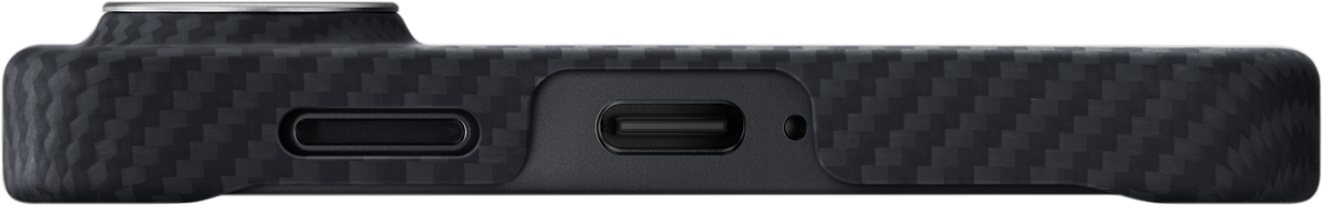 Husă Pitaka Edge Case, Black/Grey Twill (Aaron Button) — Samsung Galaxy S26
