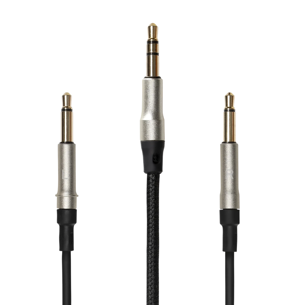 Cablu Meze Seria 99, Dual Mono 3,5 mm, Argintiu