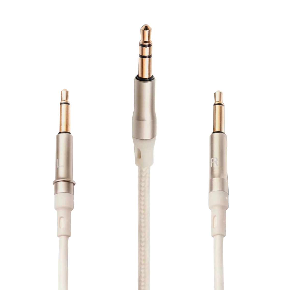 Cablu Meze Seria 99, Dual Mono 3,5 mm, Alb