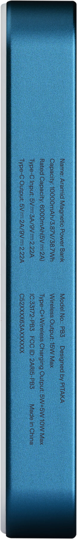 Baterie externă Pitaka Power Bank Qi2, 10 000 mAh, Moonrise