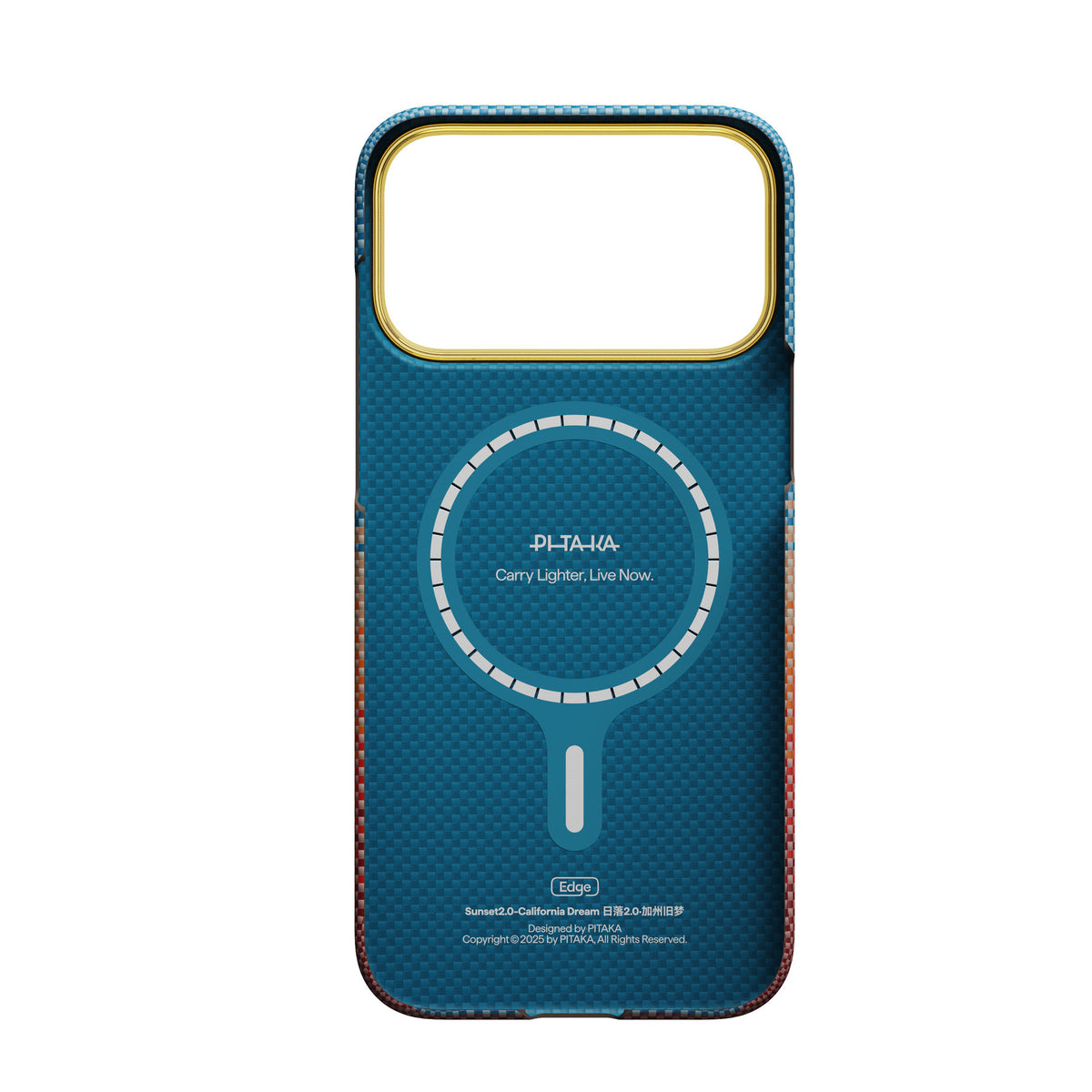 Husă Pitaka Edge Case, California Dream Sunset 2.0 #1 — iPhone 17 Pro