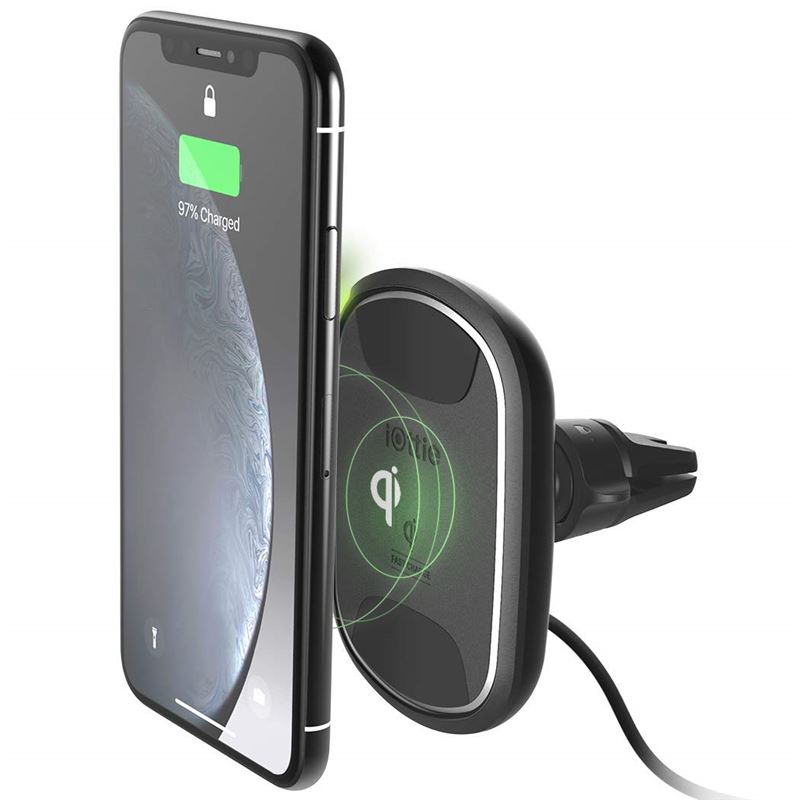 Suport Telefon Auto iOttie iTap Wireless 2 magnetic cu încărcare rapidă, pentru grila de ventilație