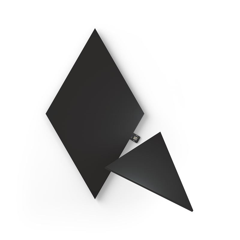Pachet extensie 3 panouri Nanoleaf Shapes Black Triangles, ediție limitată