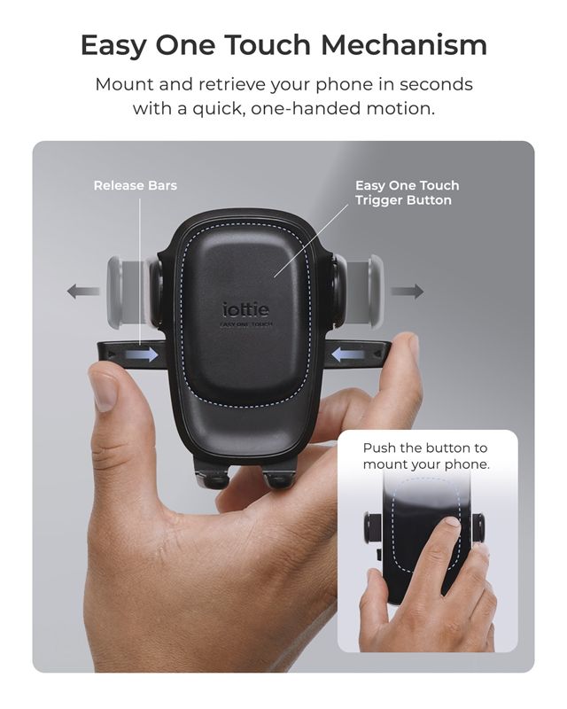 Suport Telefon Auto iOttie Easy One Touch 6, pentru grila de ventilație