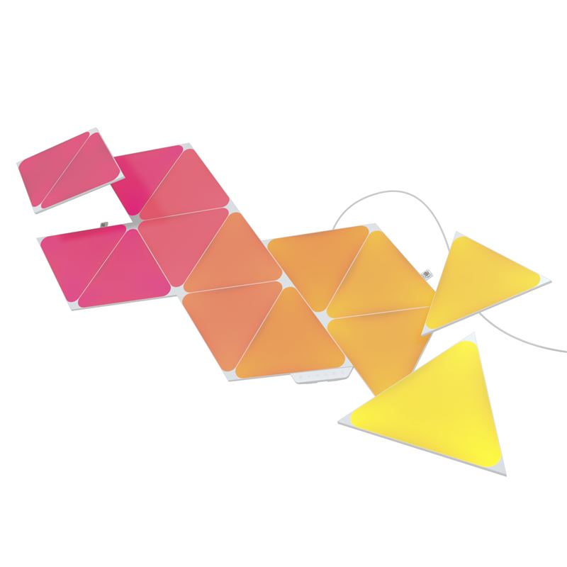 Kit 15 panouri luminoase Nanoleaf Shapes Triangles Starter Kit, Wi-Fi