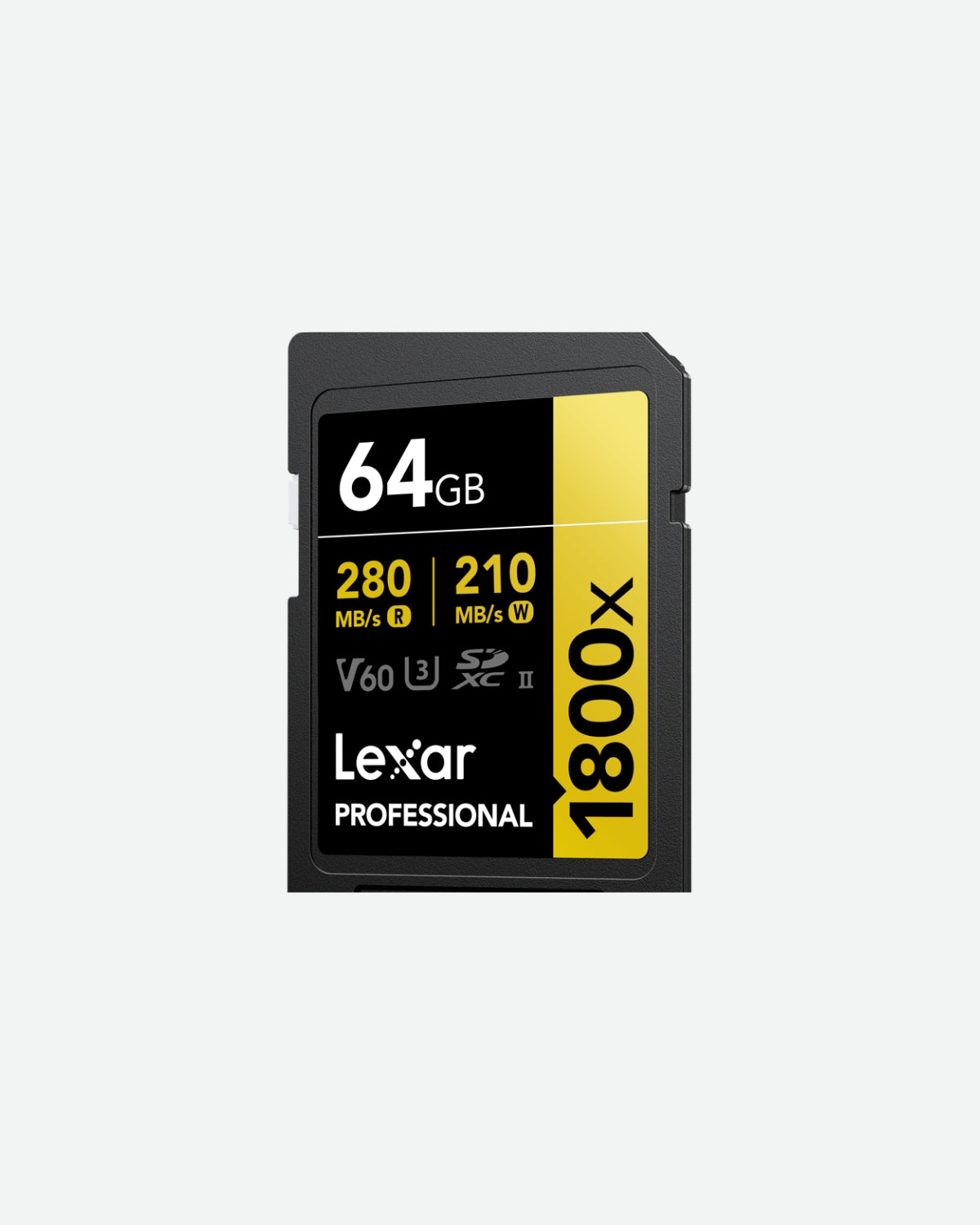 Lexar SDXC Pro 1800x U3 UHS-II R280/W210 (V60) 64GB