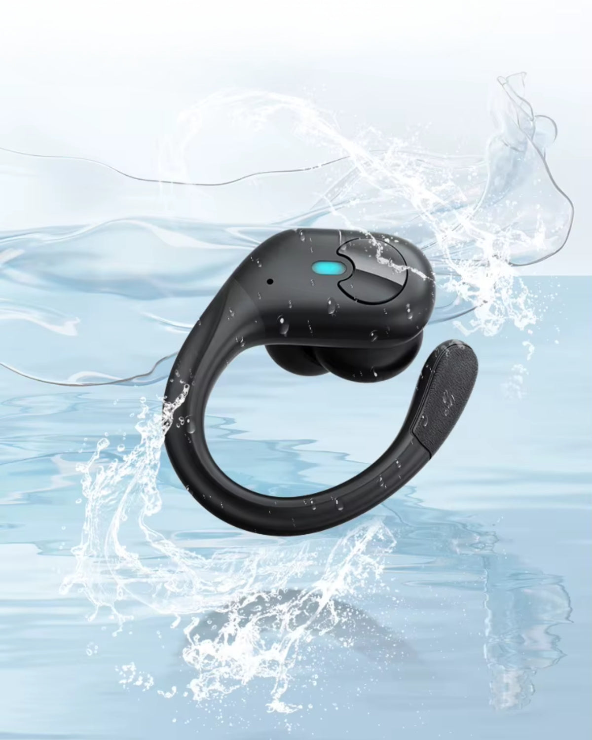 Acele "Doape de urechi" - Căști Wireless Sport, Bluetooth 5.4, Afișaj Digital LED, Autonomie 45 ore