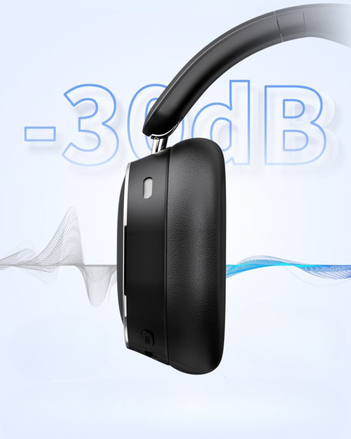 Niște "Doape pe Urechi" - Căști Wireless, Over-Ear, Bluetooth 6.0, 50 Ore Autonomie
