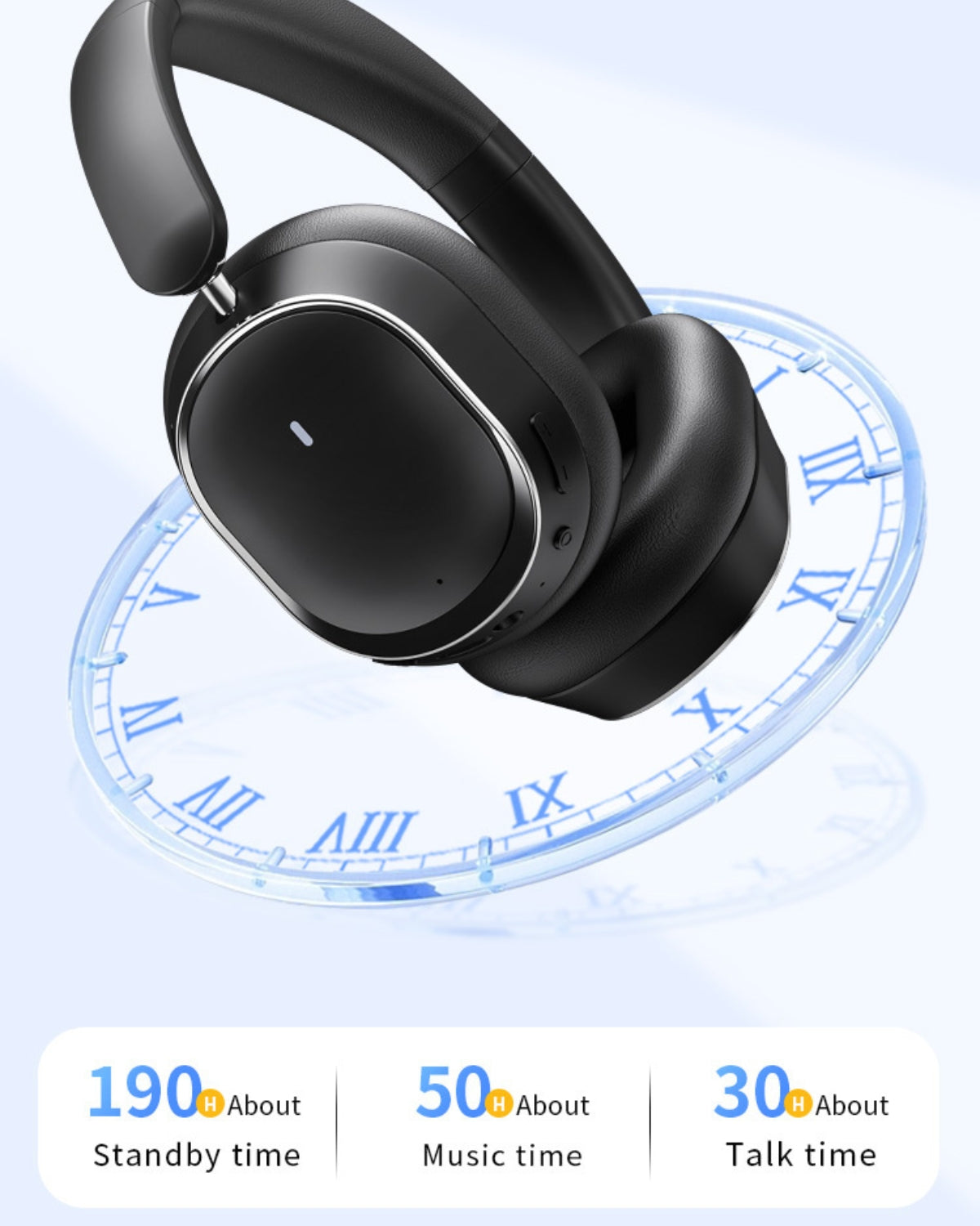 Niște "Doape pe Urechi" - Căști Wireless, Over-Ear, Bluetooth 6.0, 50 Ore Autonomie