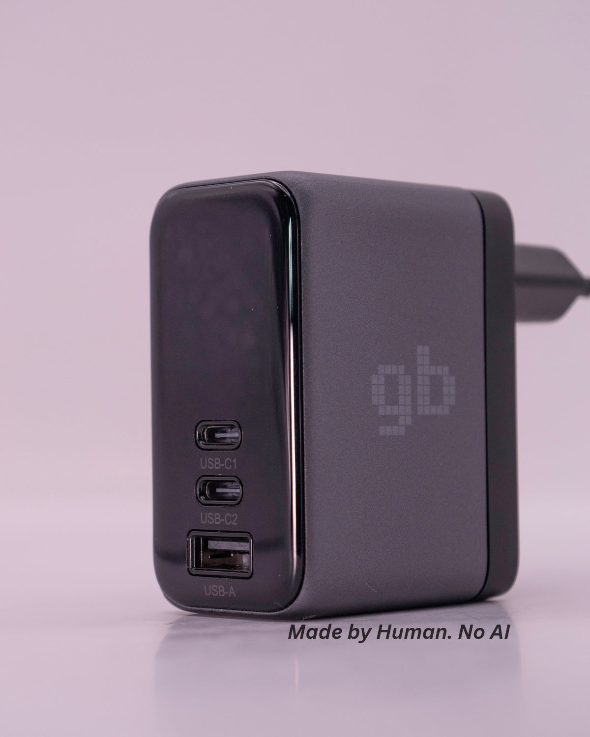 Încărcător GB 65W GaN, 2x USB-C, 1 x USB-A, Afișaj LED, Touch, Power Delivery + PPS - Laptop, Telefon