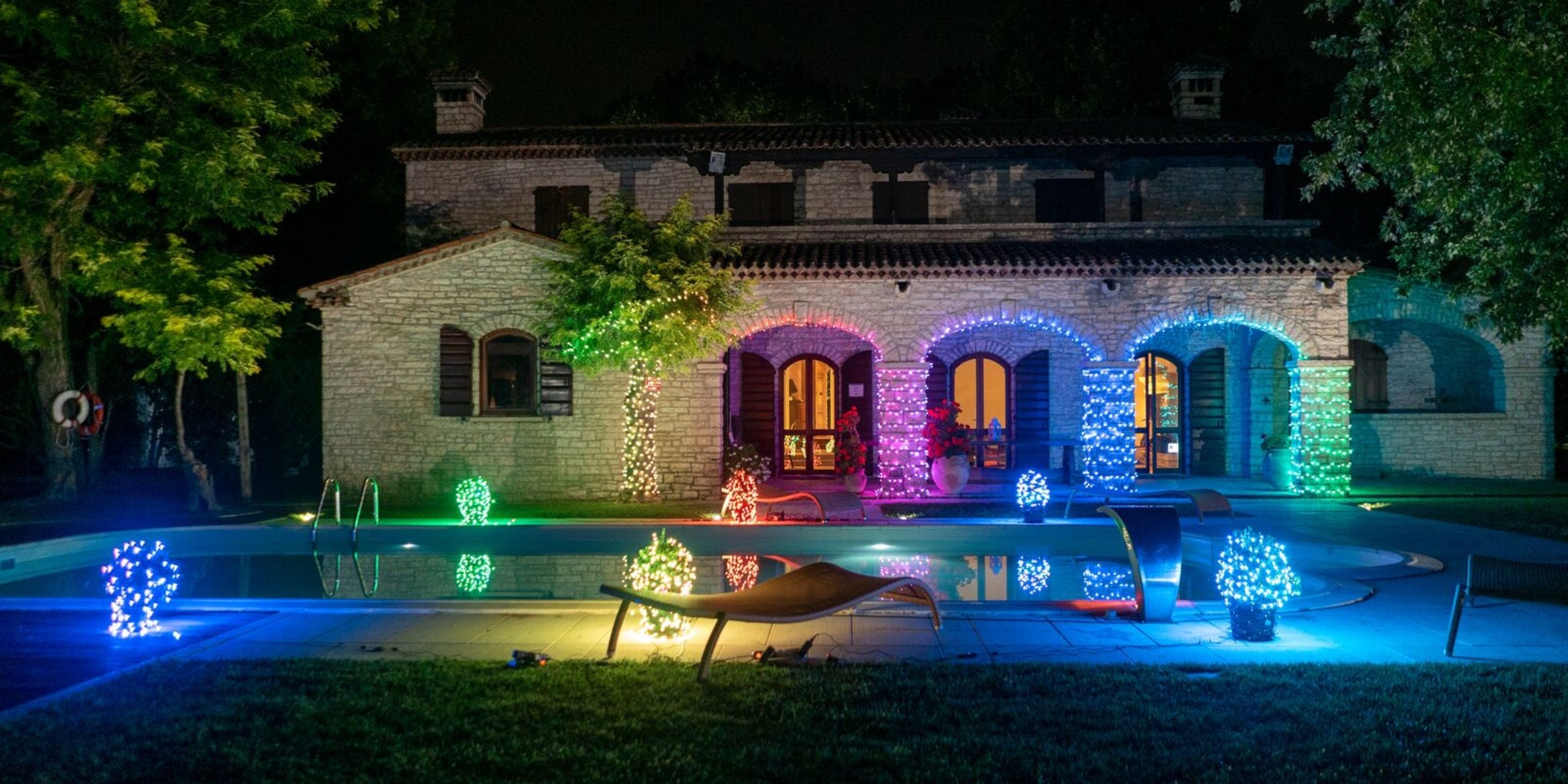 Instalație Smart Twinkly 400 Leduri, RGBW, Bluetooth, Wi-Fi