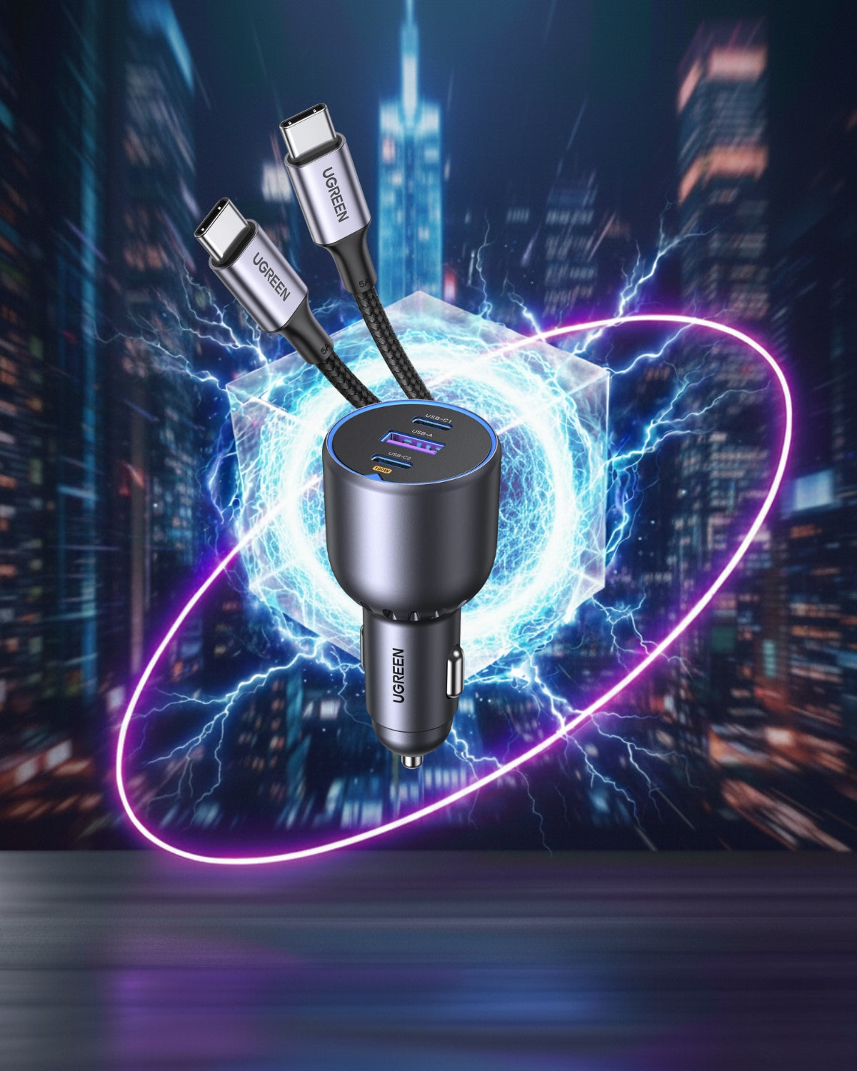 Pachet Încărcător 130W + Cablu de Încărcare 100W - Ugreen