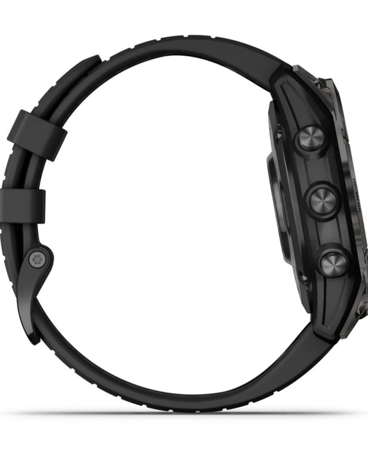Smartwatch Garmin fēnix® 7 Pro, Sapphire Solar Titan DLC Carbon Grey, Curea Neagră, 47MM