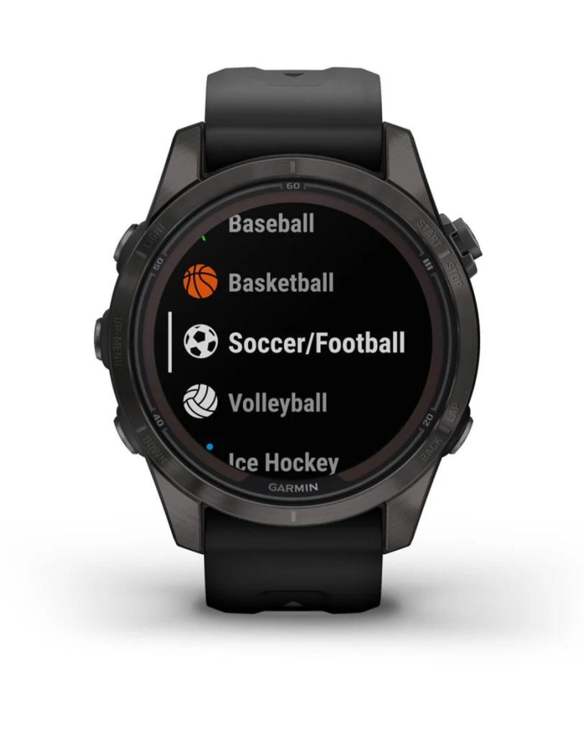 Smartwatch Garmin fēnix® 7S Pro, Sapphire Solar, Titan DLC Carbon Grey, Curea Neagră, 42MM