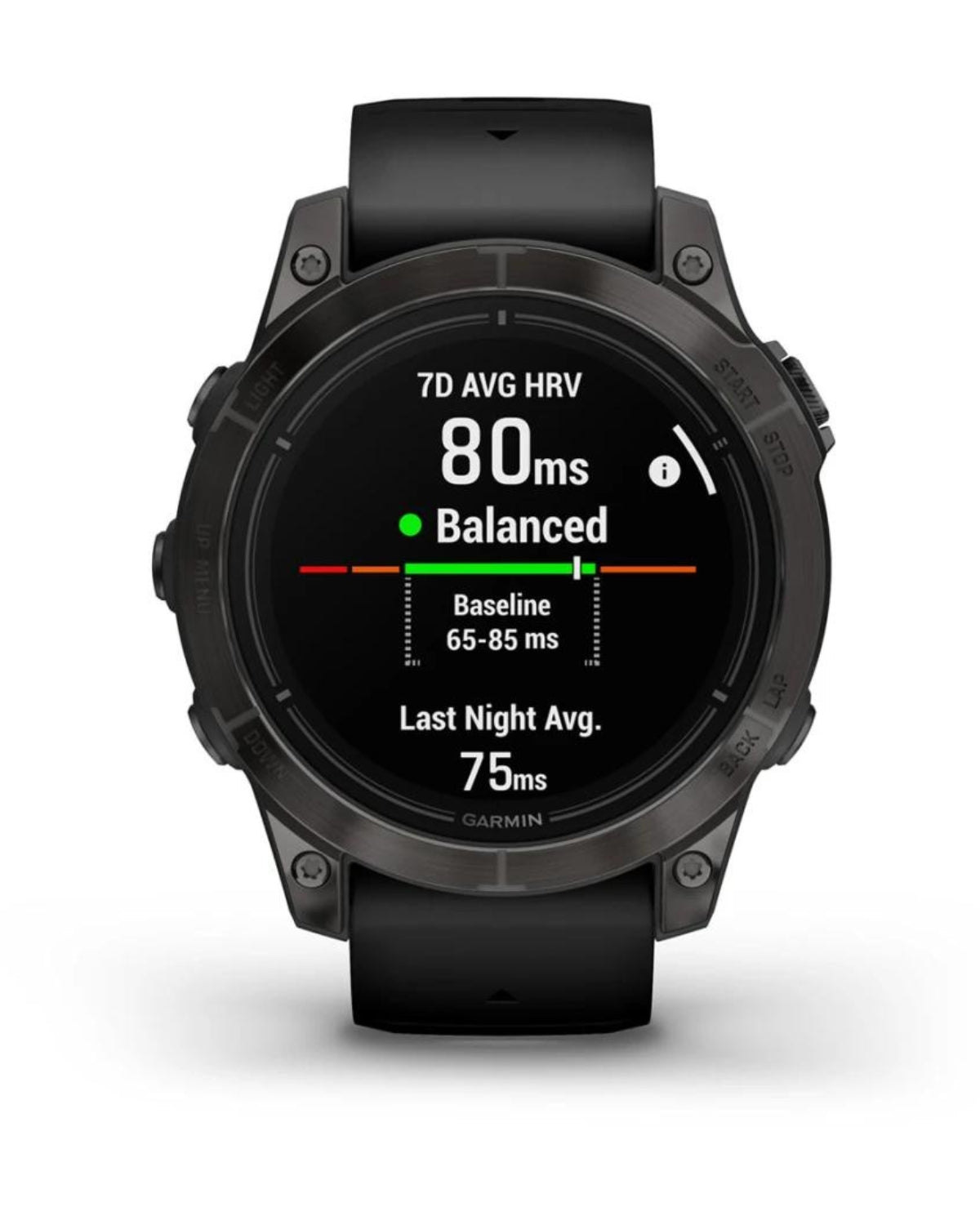 Smartwatch epix™ Pro (Gen 2), Sapphire, Titan DLC Carbon Grey, Curea Neagră, 47 mm