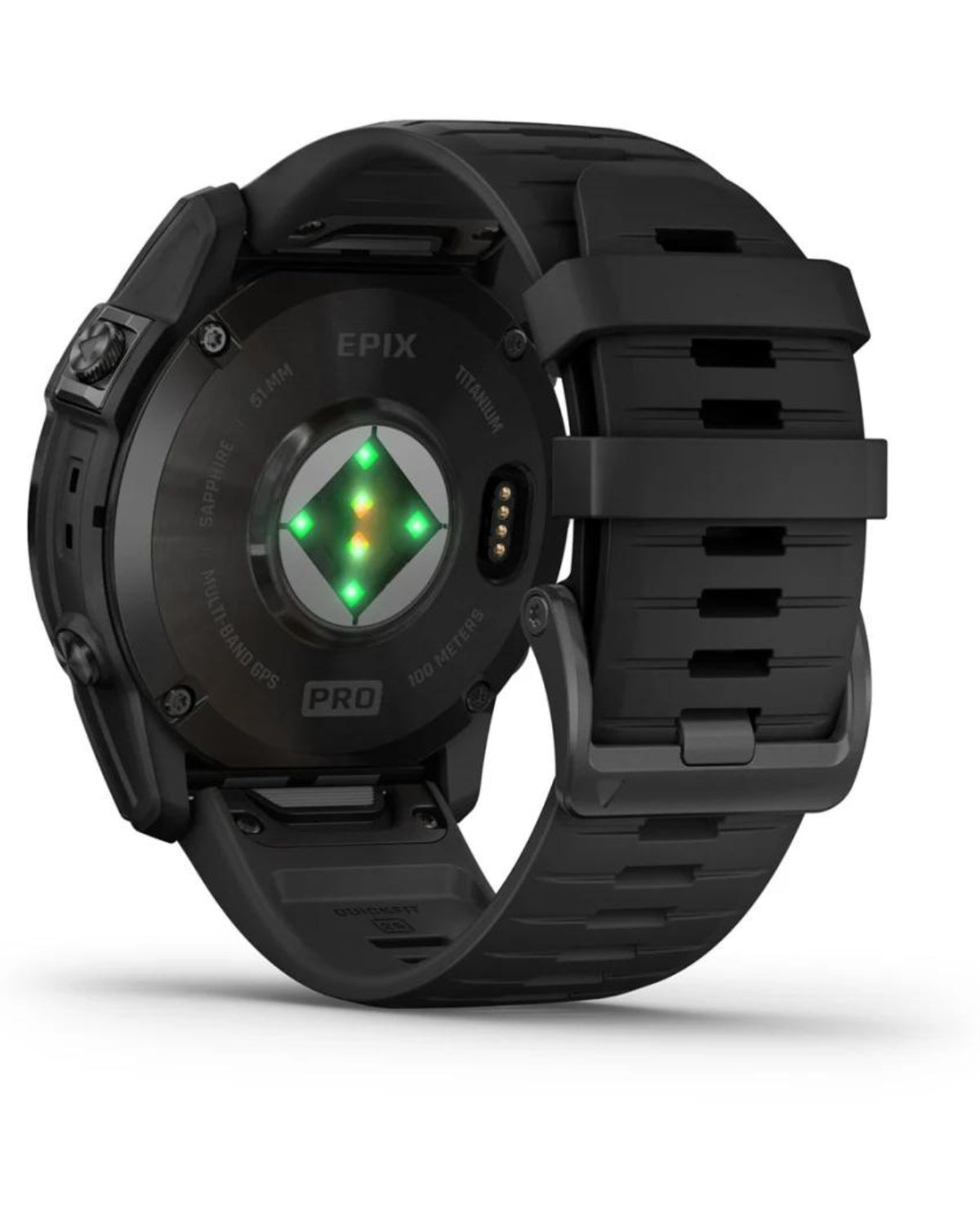 Smartwatch epix™ Pro (Gen 2), Sapphire, Titan DLC Carbon Grey, Curea Neagră, 51 mm