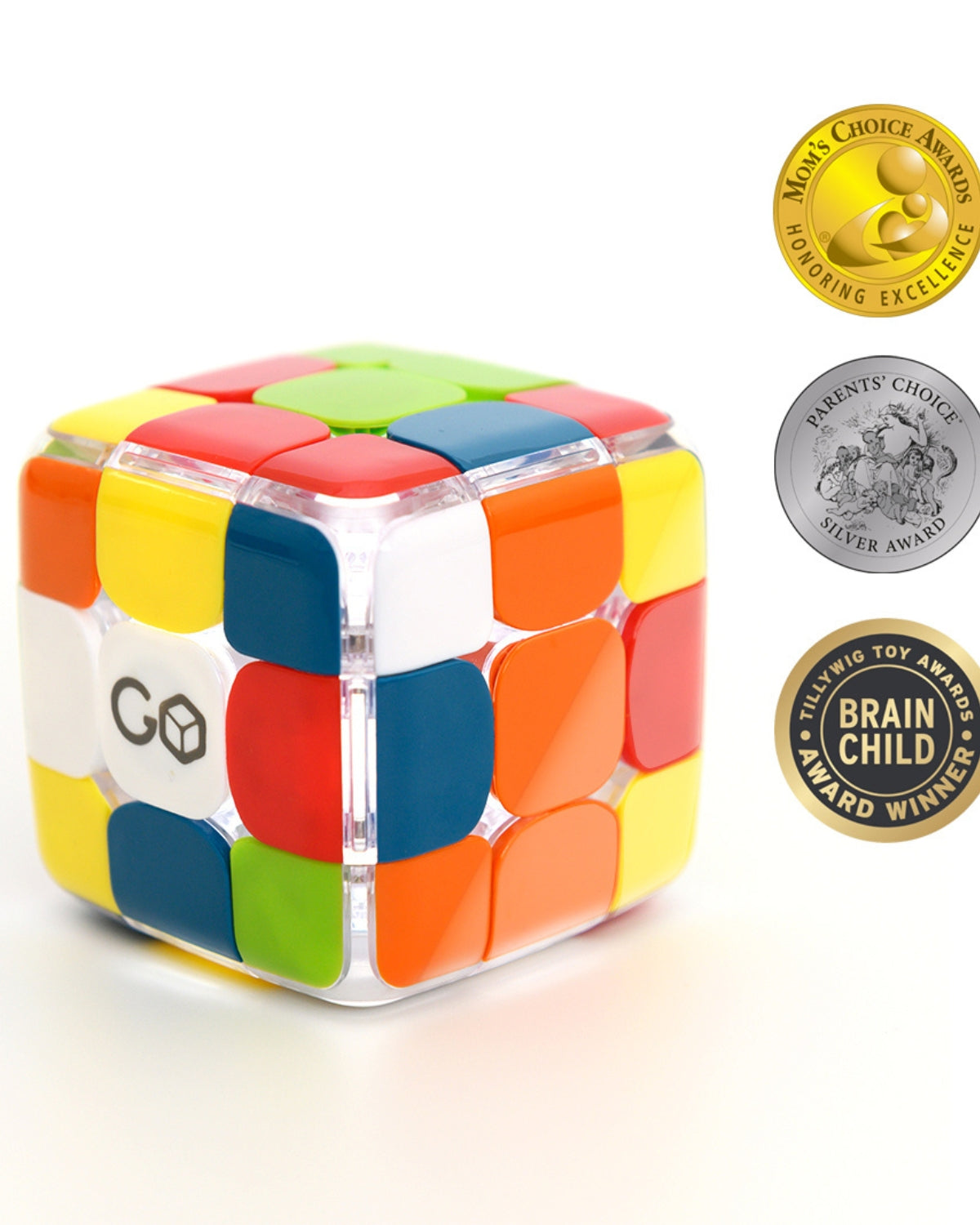Cub Rubik Smart GoCube Edge - Full Pack, Bluetooth 5.0, Lumini